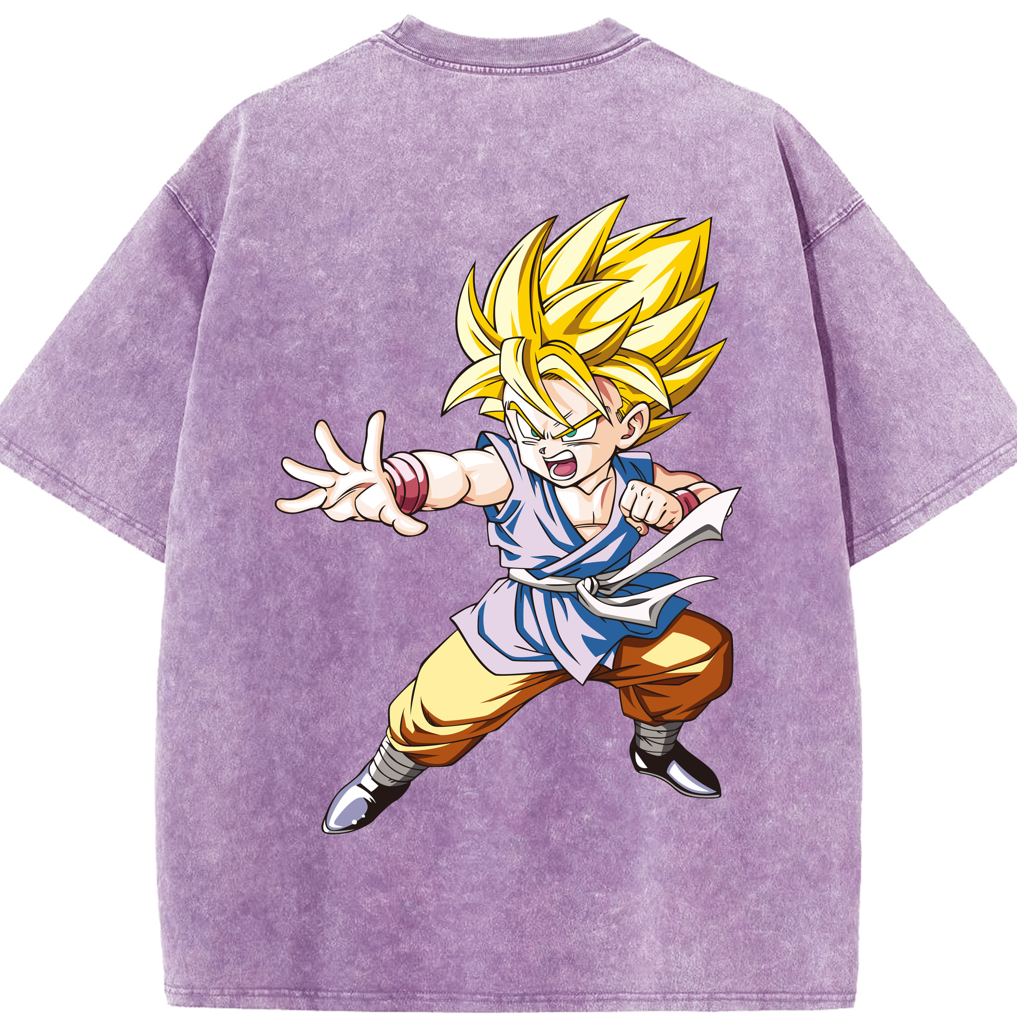 （画像用） ドラゴンボール ベジット DRAGON BALL Vegetto 綿100% ヴィンテージ風 半袖Tシャツ（背面プリント）