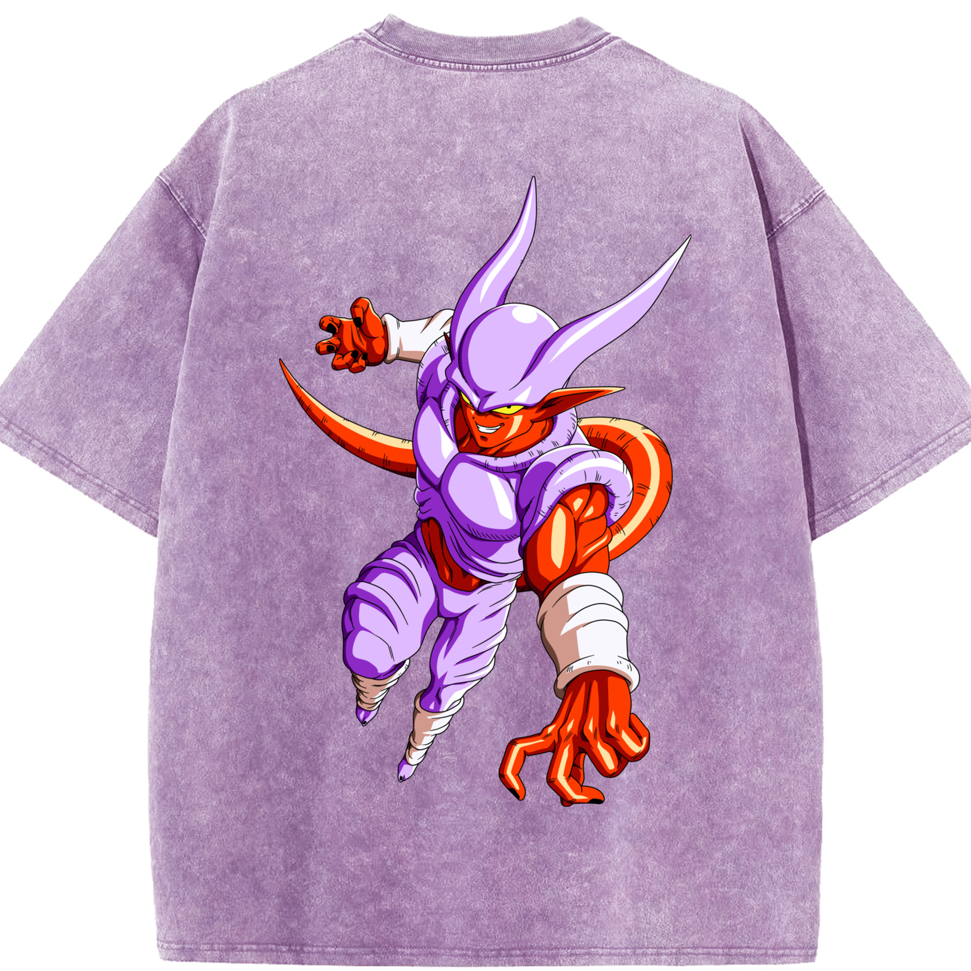 （画像用） ドラゴンボール ジャネンバ DRAGON BALL Janemba 綿100% ヴィンテージ風 半袖Tシャツ（背面プリント）