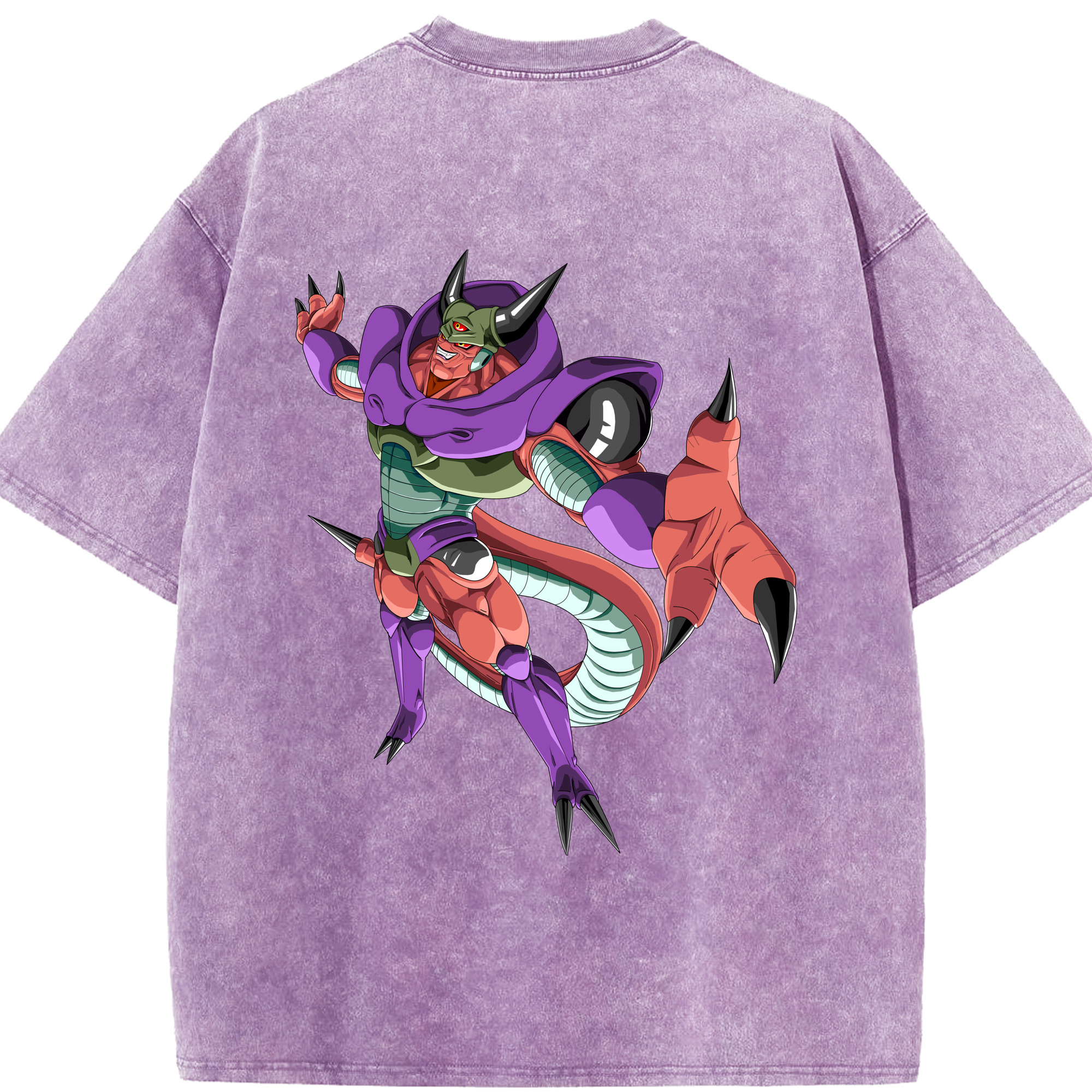 （画像用） ドラゴンボール ジャネンバ DRAGON BALL Janemba 綿100% ヴィンテージ風 半袖Tシャツ（背面プリント）