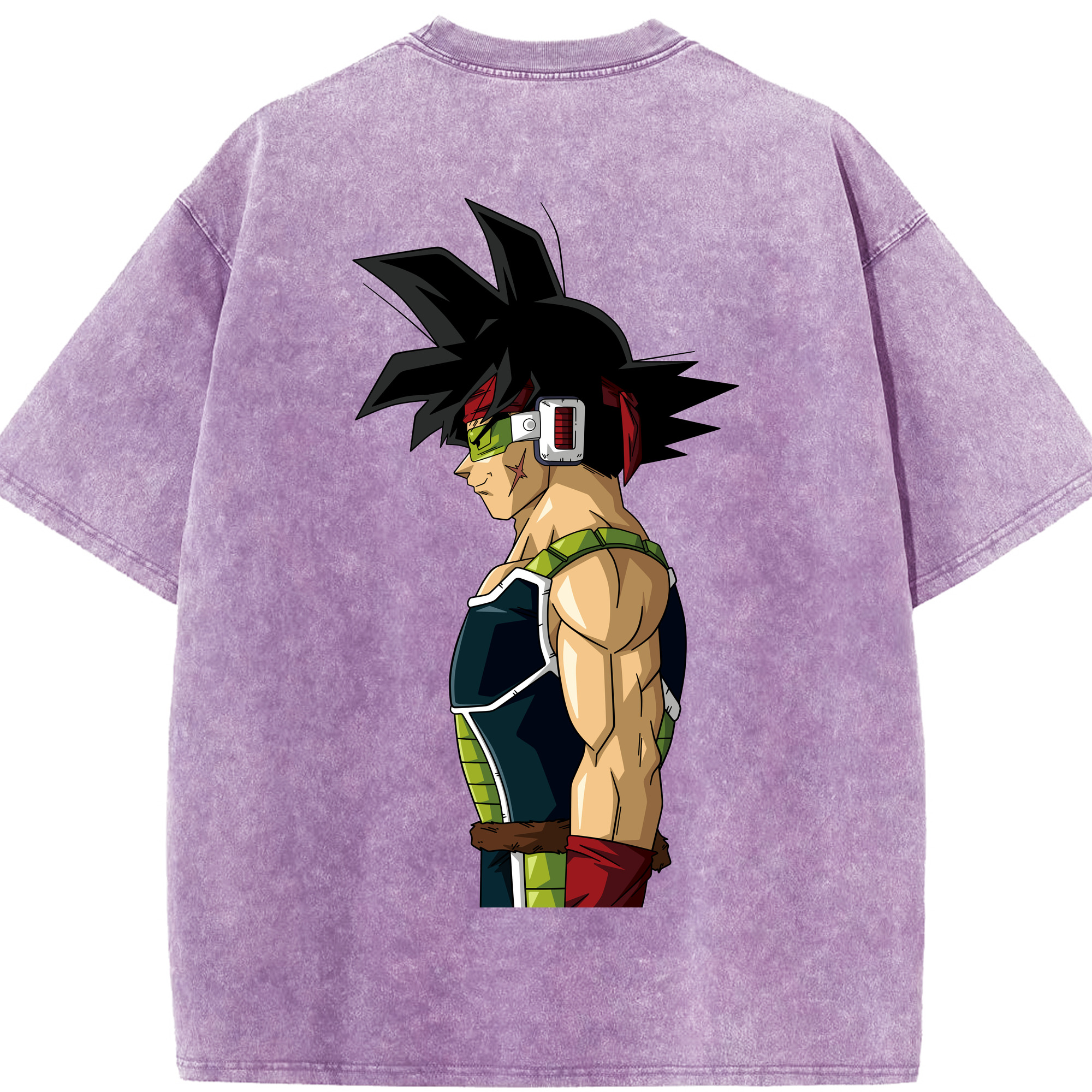 （画像用） ドラゴンボール バーダック DRAGON BALL Burdock 綿100% ヴィンテージ風 半袖Tシャツ（背面プリント）