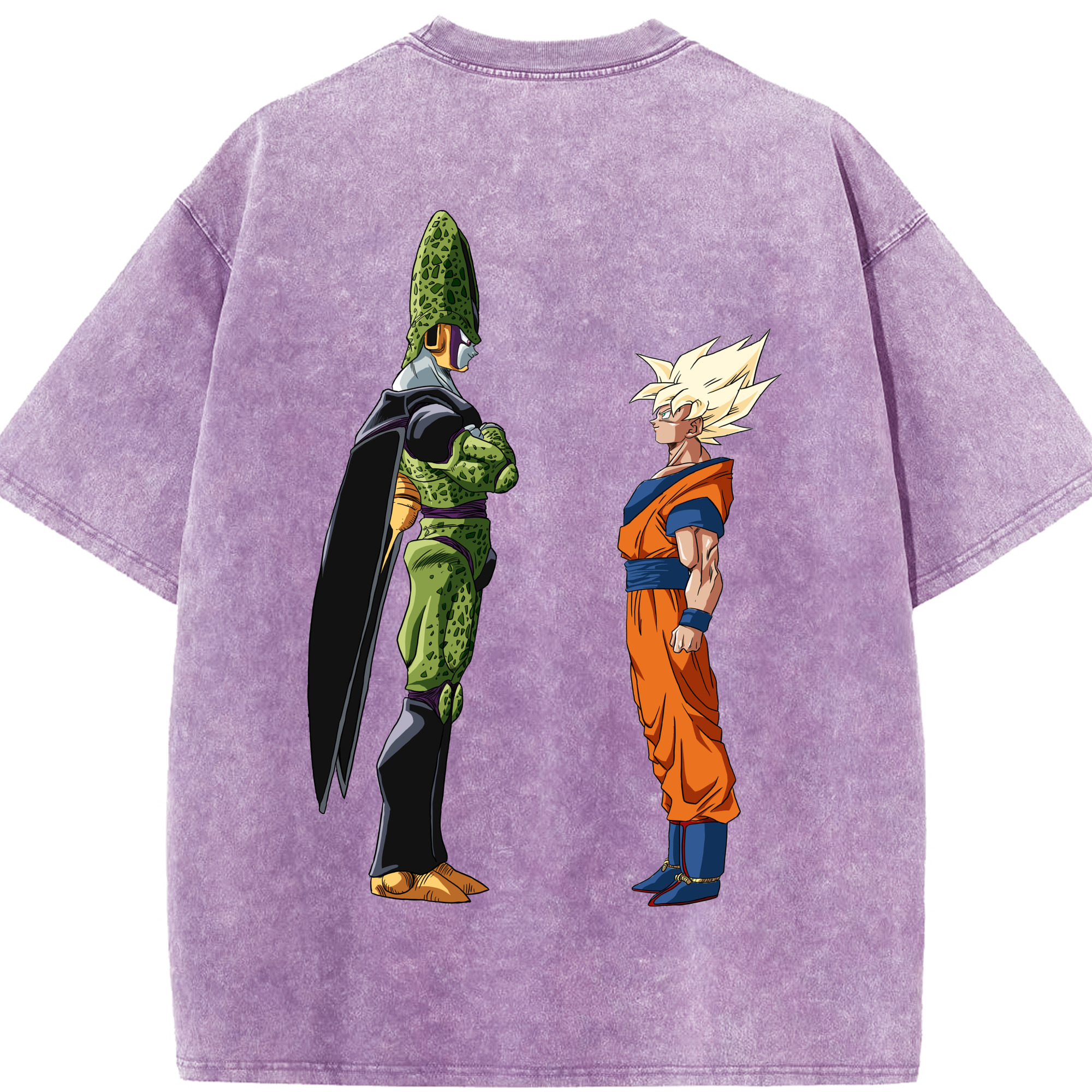 （画像用） ドラゴンボール DRAGON BALL 綿100% ヴィンテージ風 半袖Tシャツ（背面プリント）