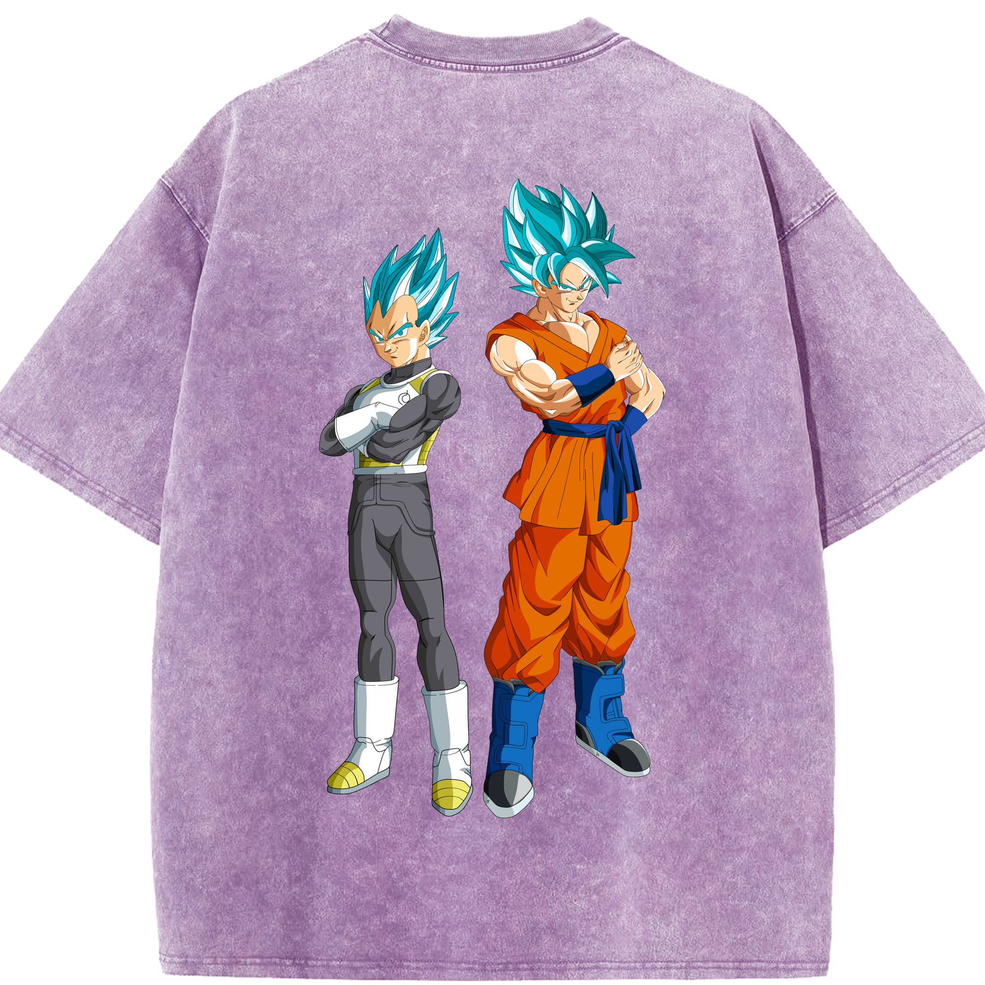 （画像用） ドラゴンボール DRAGON BALL 綿100% ヴィンテージ風 半袖Tシャツ（背面プリント）