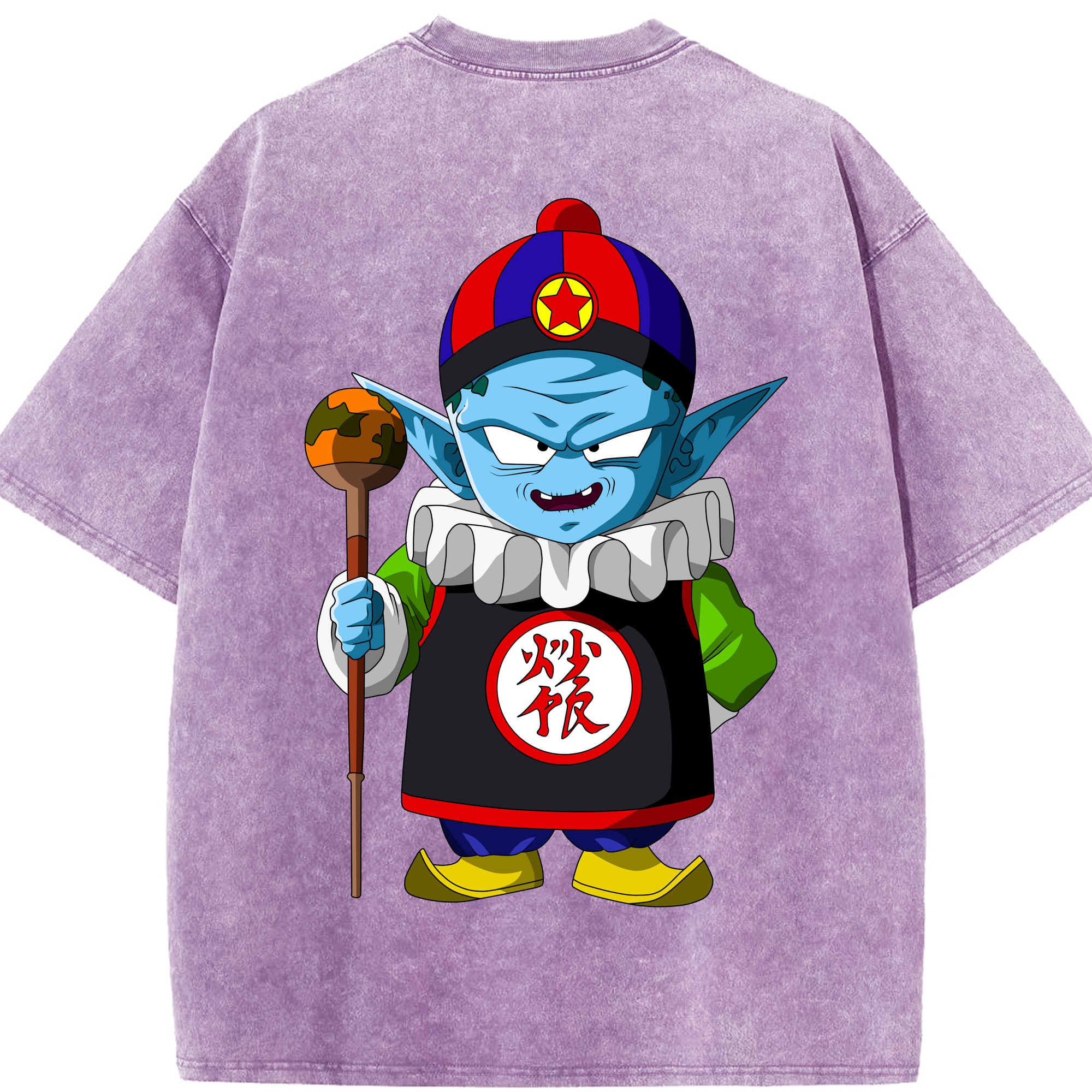 （画像用） ドラゴンボール DRAGON BALL 綿100% ヴィンテージ風 半袖Tシャツ（背面プリント）