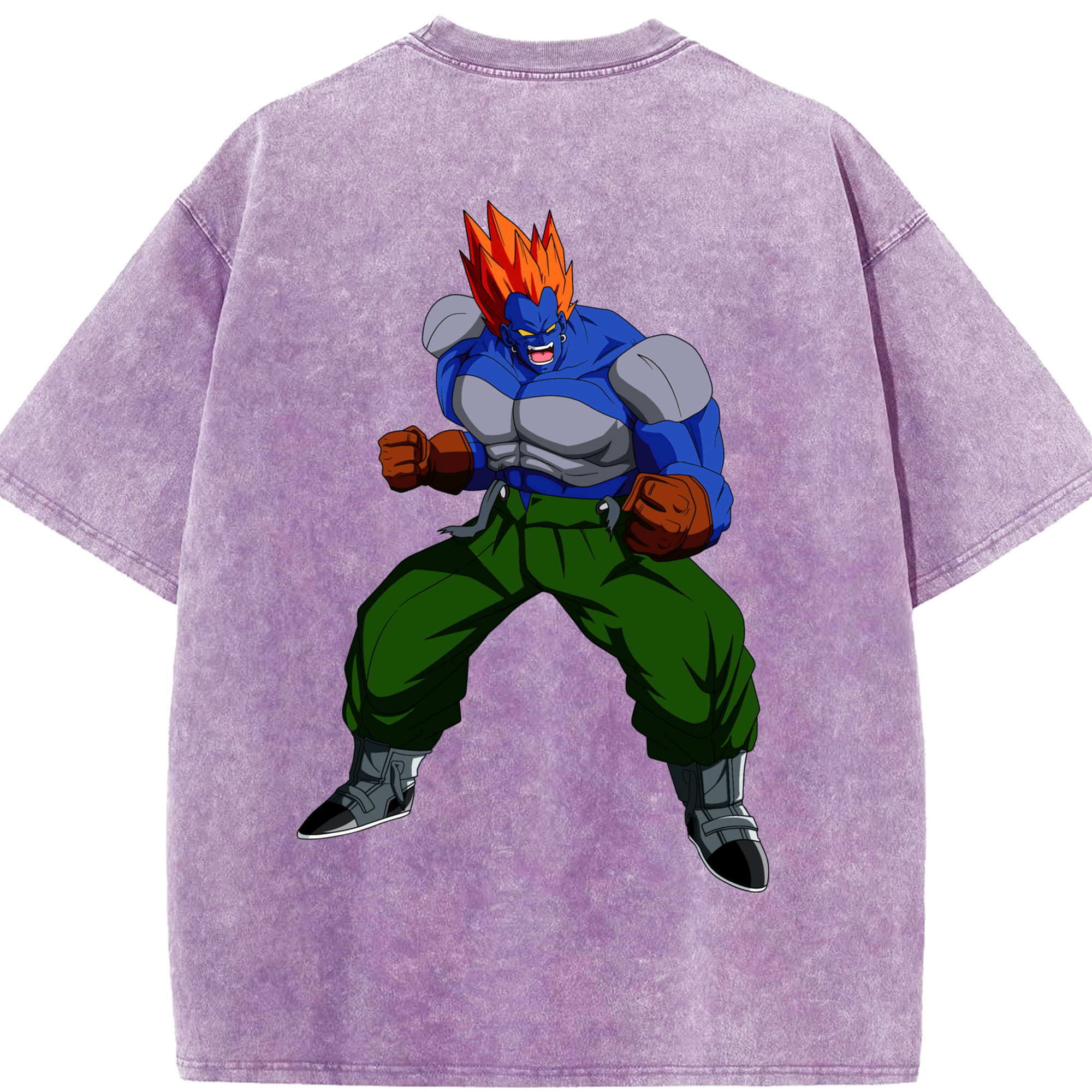 （画像用） ドラゴンボール DRAGON BALL 綿100% ヴィンテージ風 半袖Tシャツ（背面プリント）