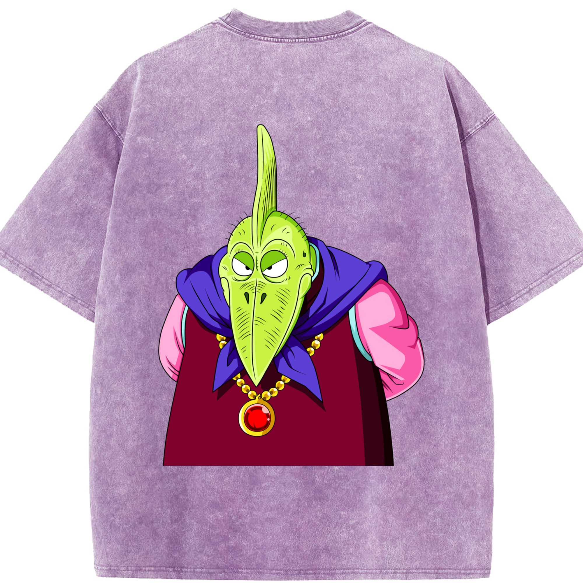 （画像用） ドラゴンボール DRAGON BALL 綿100% ヴィンテージ風 半袖Tシャツ（背面プリント）