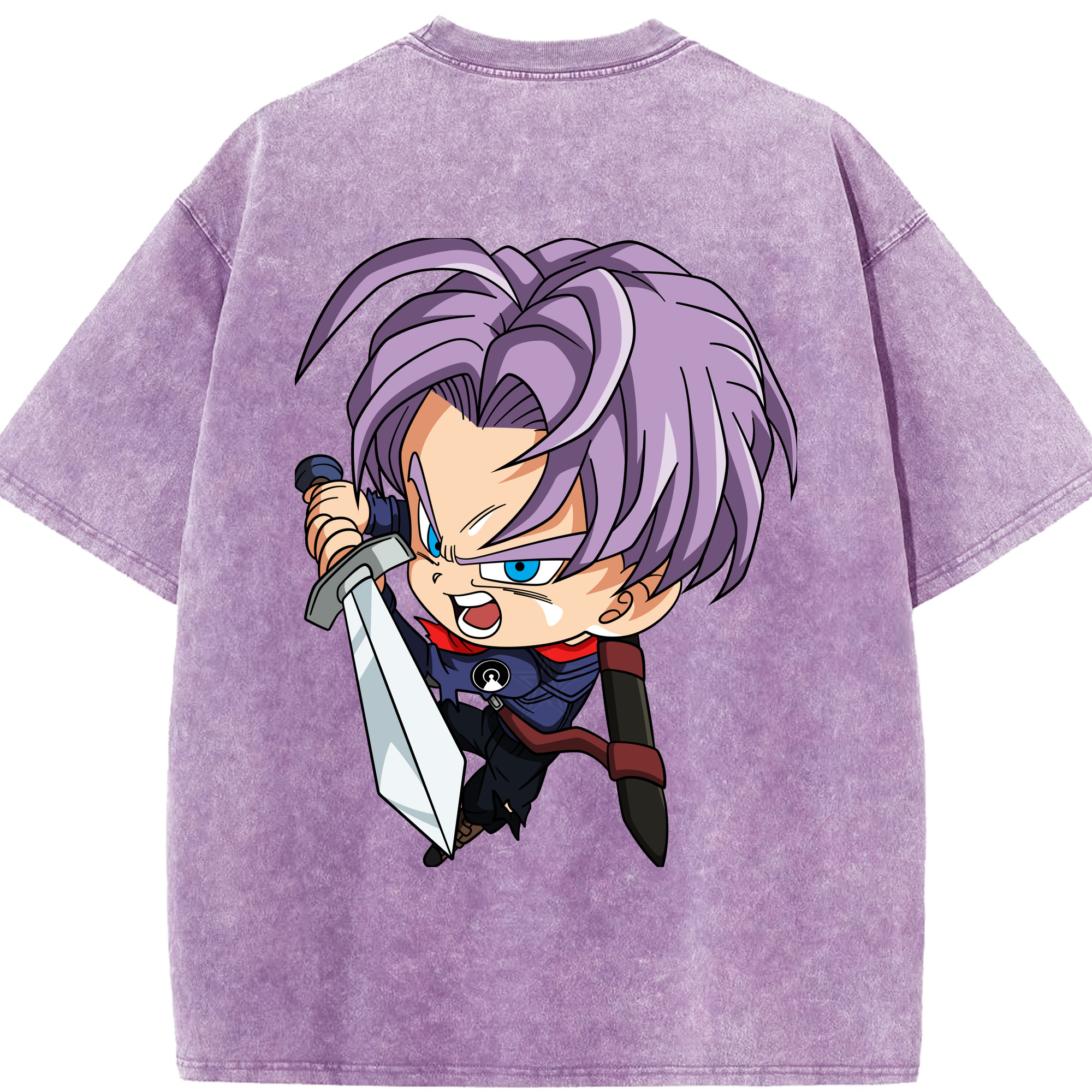 （画像用） ドラゴンボール DRAGON BALL 綿100% ヴィンテージ風 半袖Tシャツ（背面プリント）