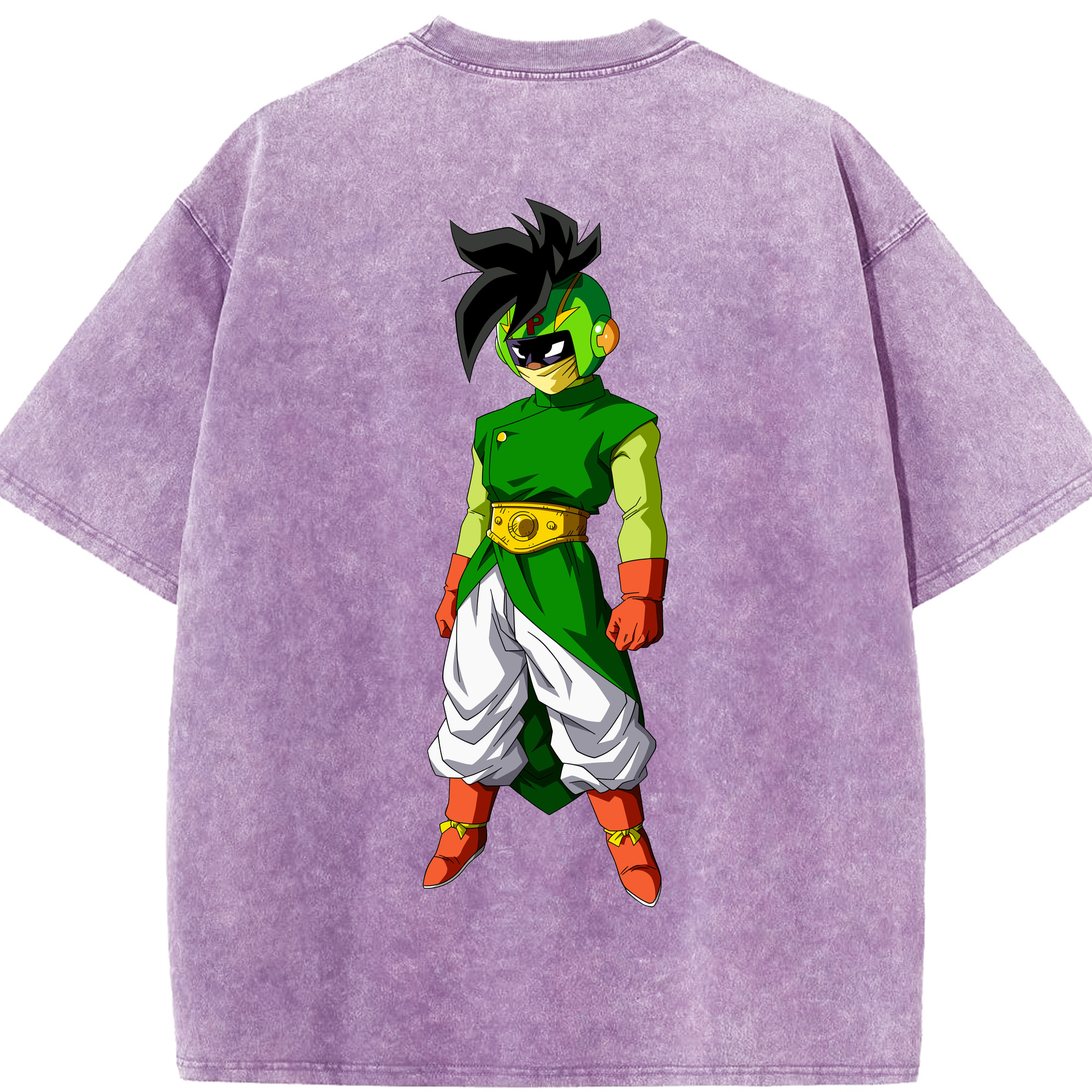 （画像用） ドラゴンボール DRAGON BALL 綿100% ヴィンテージ風 半袖Tシャツ（背面プリント）