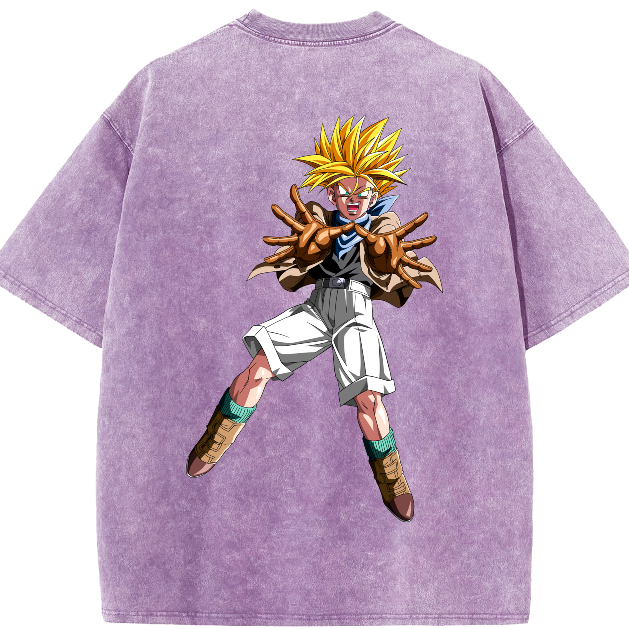 （画像用） ドラゴンボール DRAGON BALL 綿100% ヴィンテージ風 半袖Tシャツ（背面プリント）