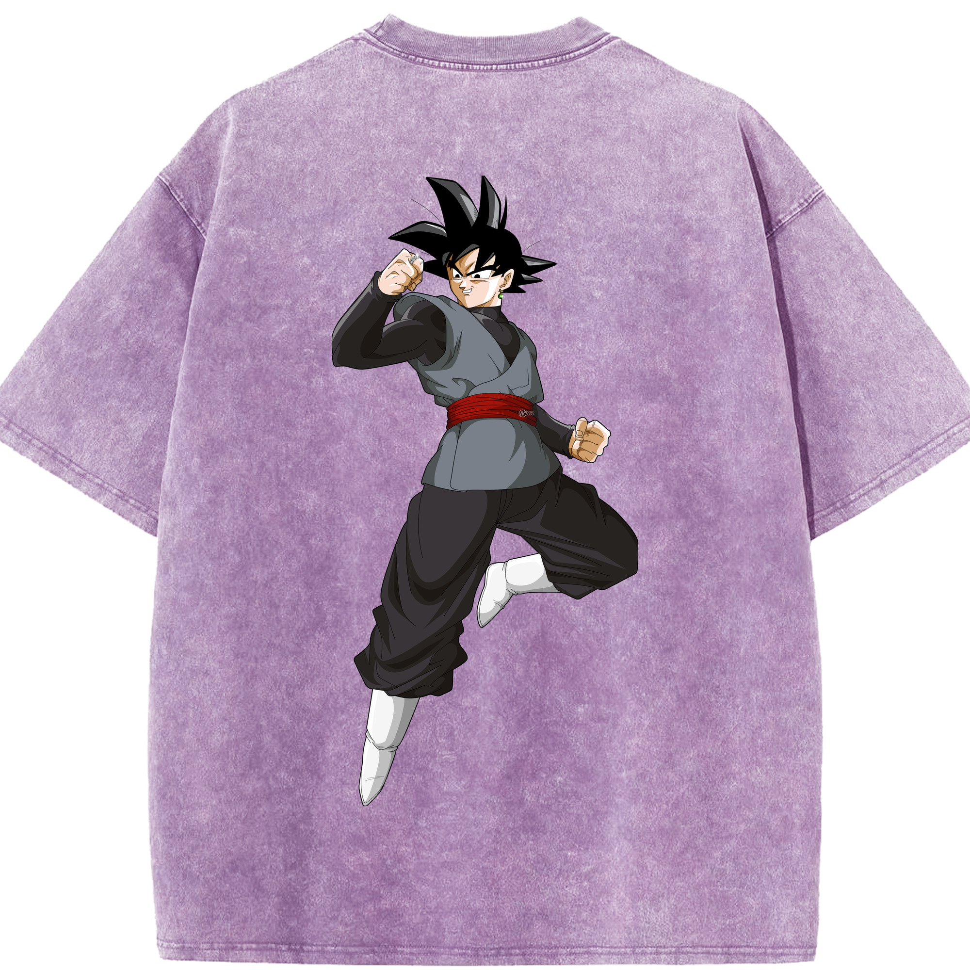 （画像用） ドラゴンボール ベジータ四世（Bejīta Yonsei）DRAGON BALL Vegeta IV 綿100% ヴィンテージ風 半袖Tシャツ（背面プリント）