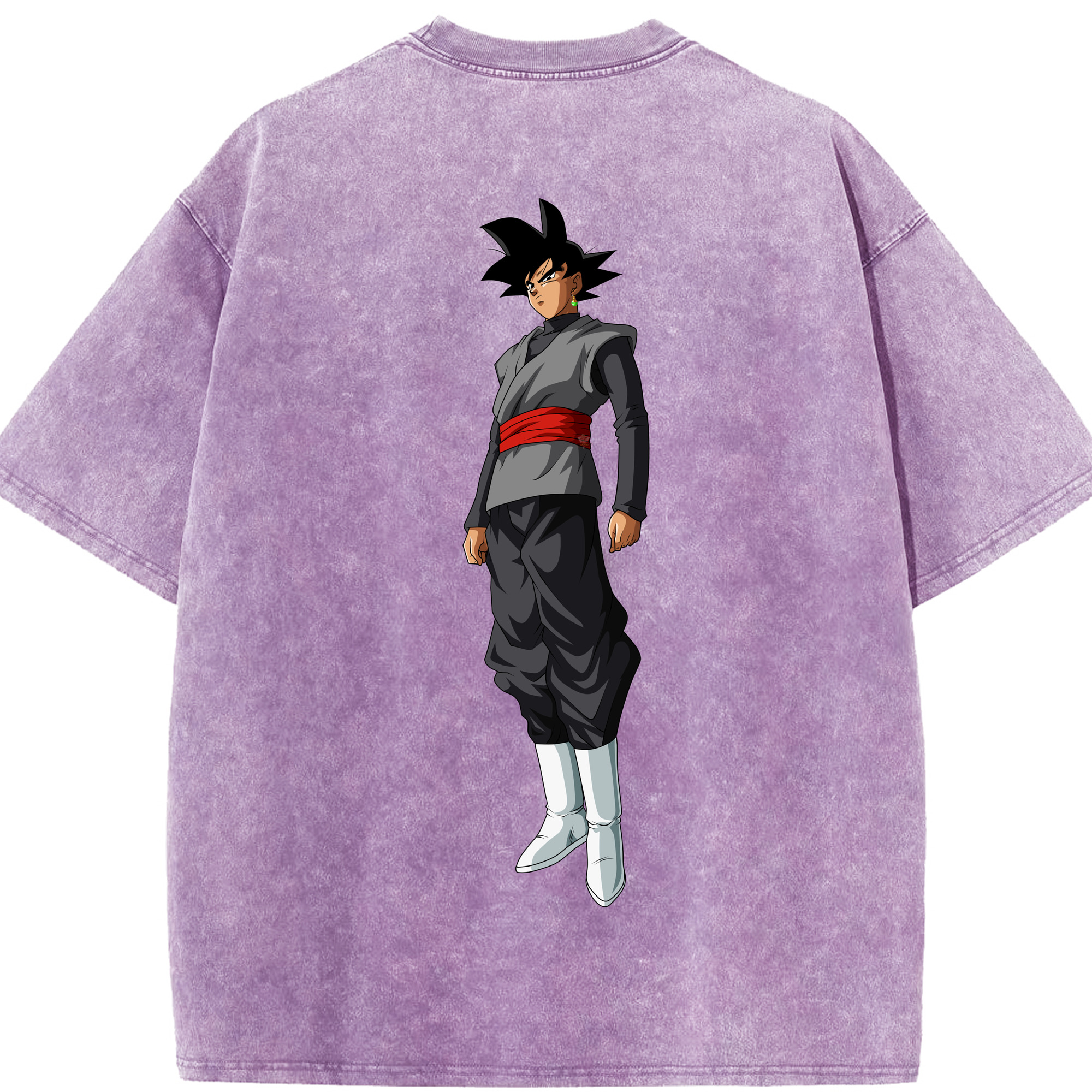 （画像用） ドラゴンボール ベジータ四世（Bejīta Yonsei）DRAGON BALL Vegeta IV 綿100% ヴィンテージ風 半袖Tシャツ（背面プリント）