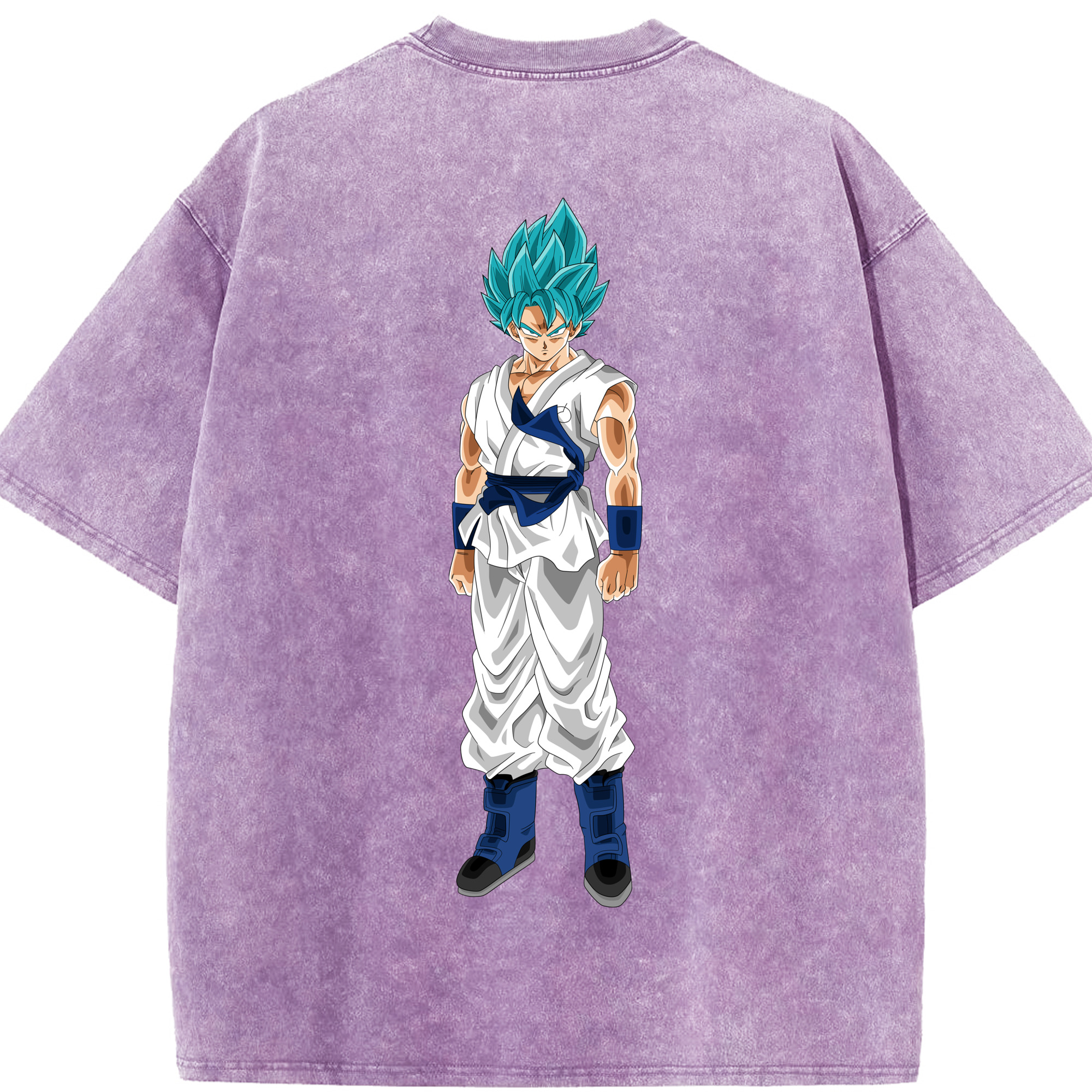 （画像用） ドラゴンボール 孫 悟飯（そんごはん）DRAGON BALL Son Gohan 綿100% ヴィンテージ風 半袖Tシャツ（背面プリント）