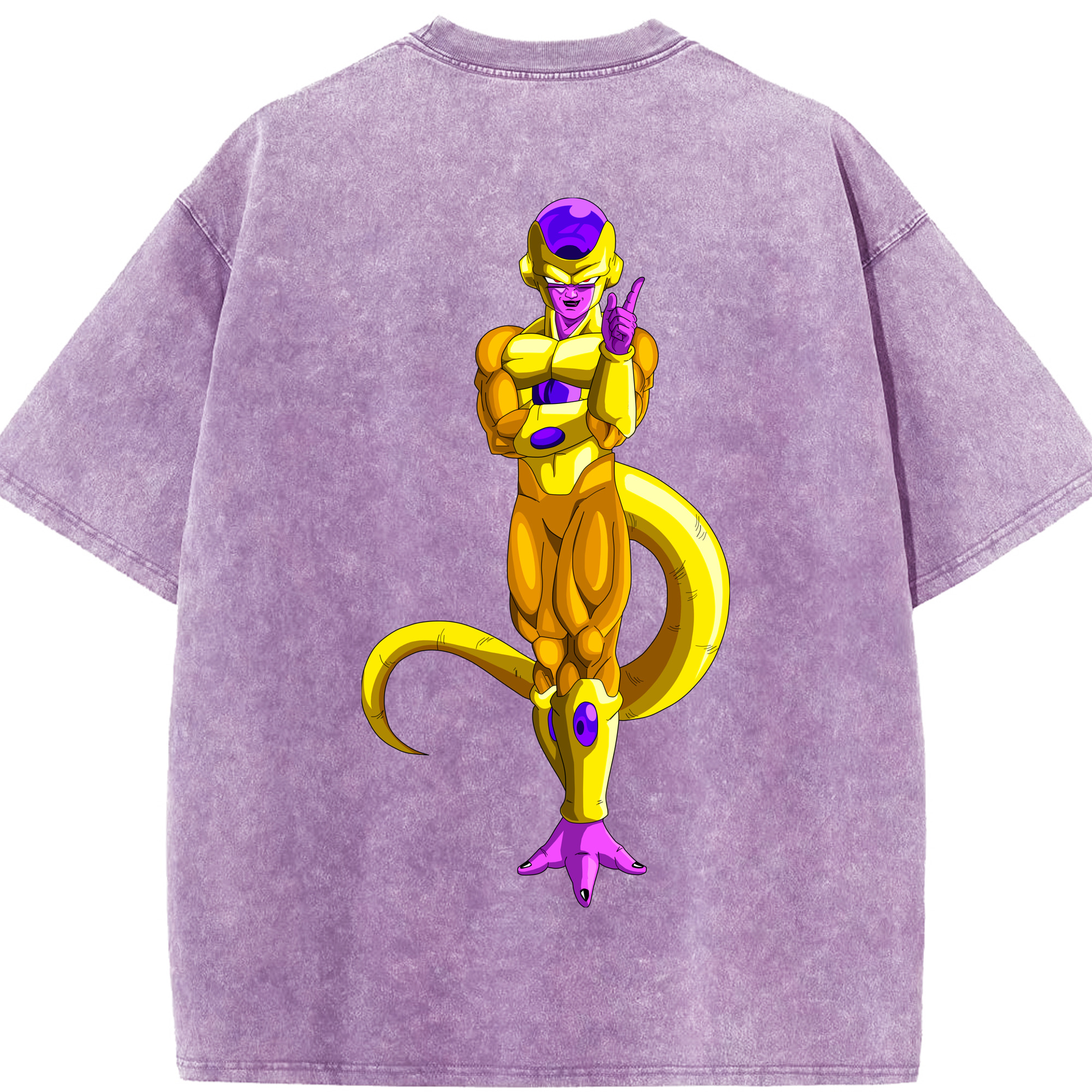 ドラゴンボール フリーザ DRAGON BALL Frieza 綿100% ヴィンテージ風 半袖Tシャツ（背面プリント）