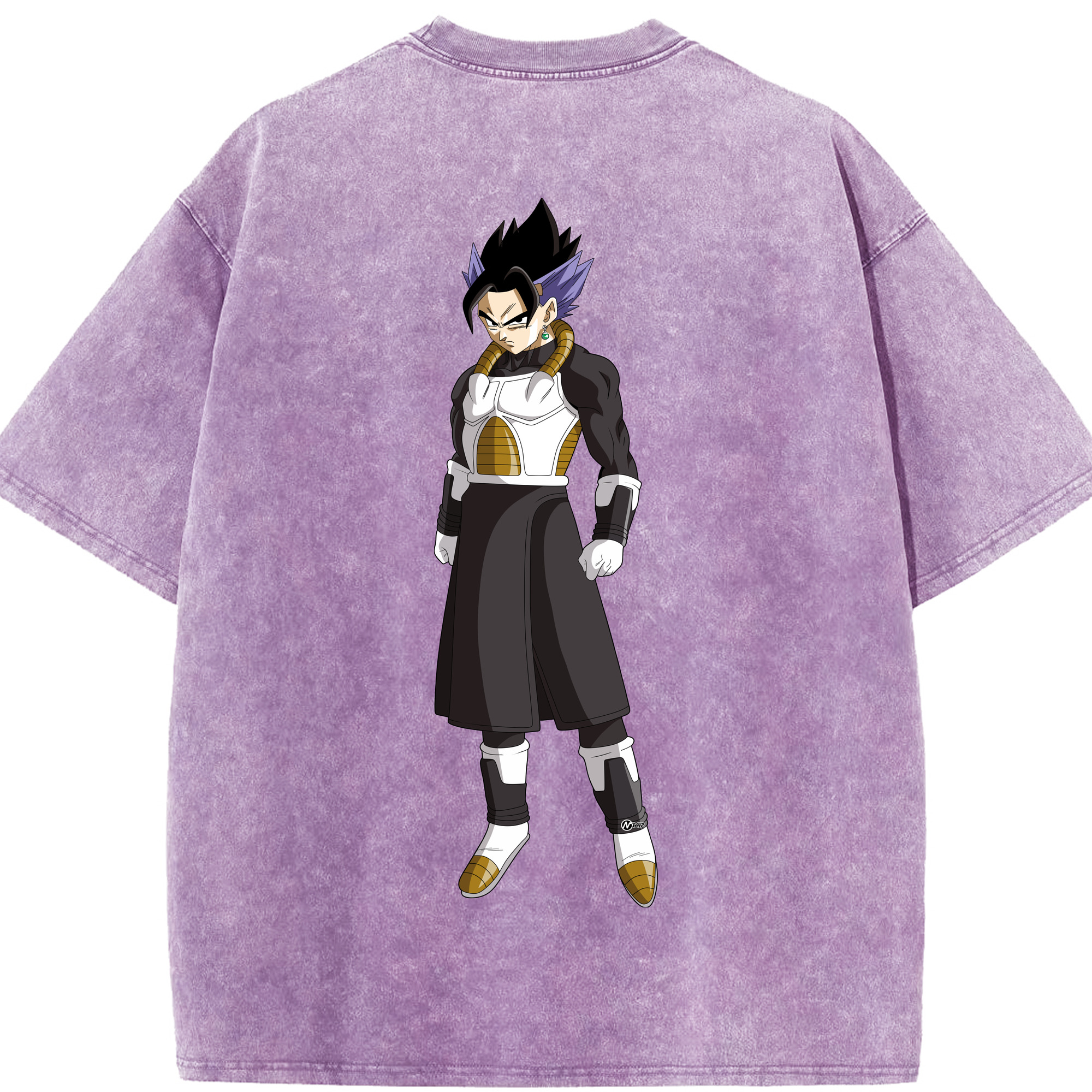 （画像用） ドラゴンボール ベジット DRAGON BALL Vegetto 綿100% ヴィンテージ風 半袖Tシャツ（背面プリント）