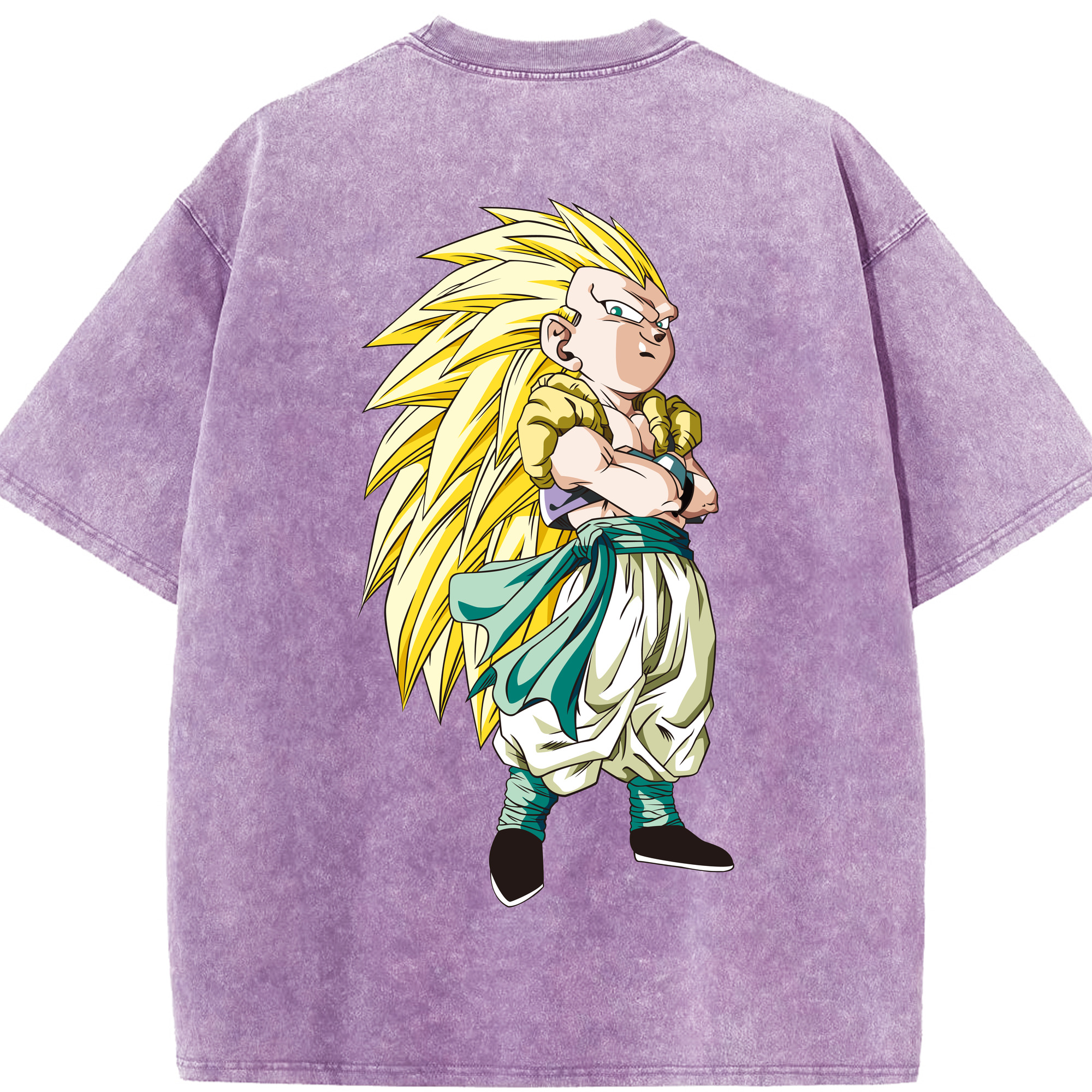 （画像用） ドラゴンボール ベジット DRAGON BALL Vegetto 綿100% ヴィンテージ風 半袖Tシャツ（背面プリント）
