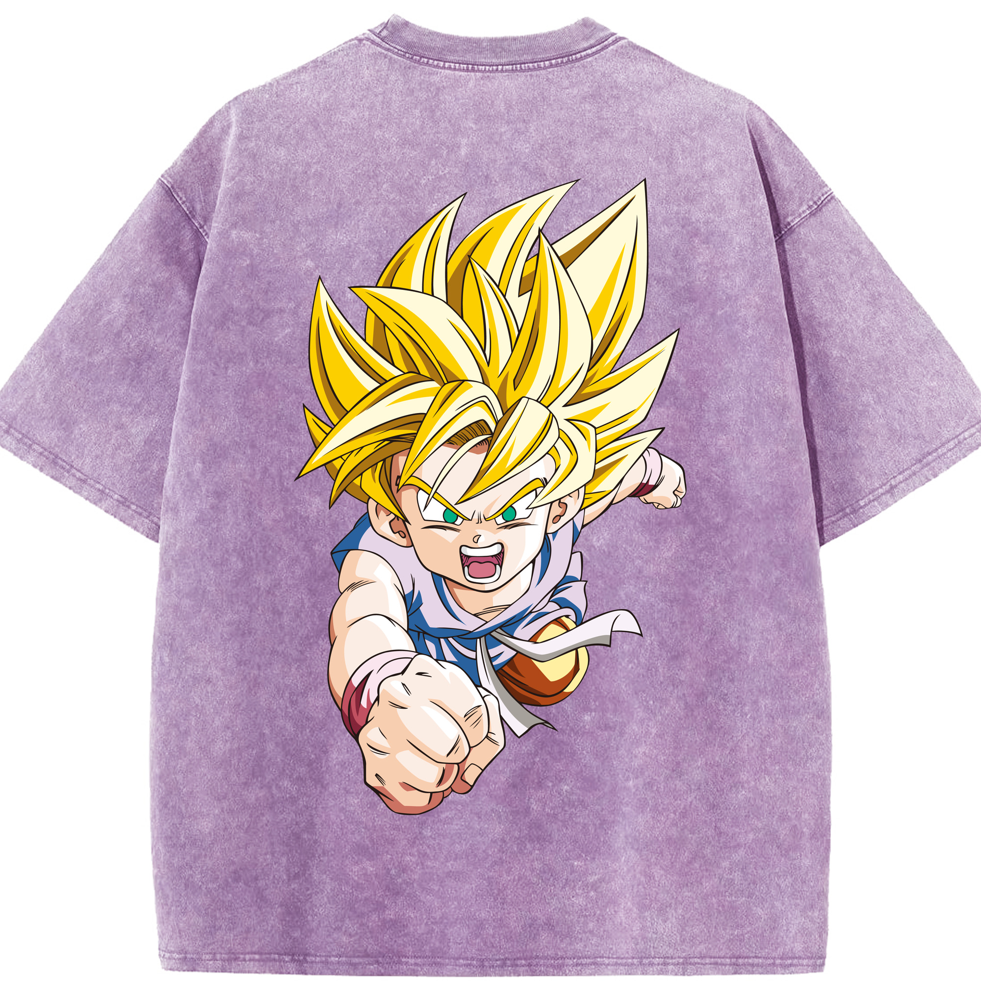 （画像用） ドラゴンボール ベジット DRAGON BALL Vegetto 綿100% ヴィンテージ風 半袖Tシャツ（背面プリント）