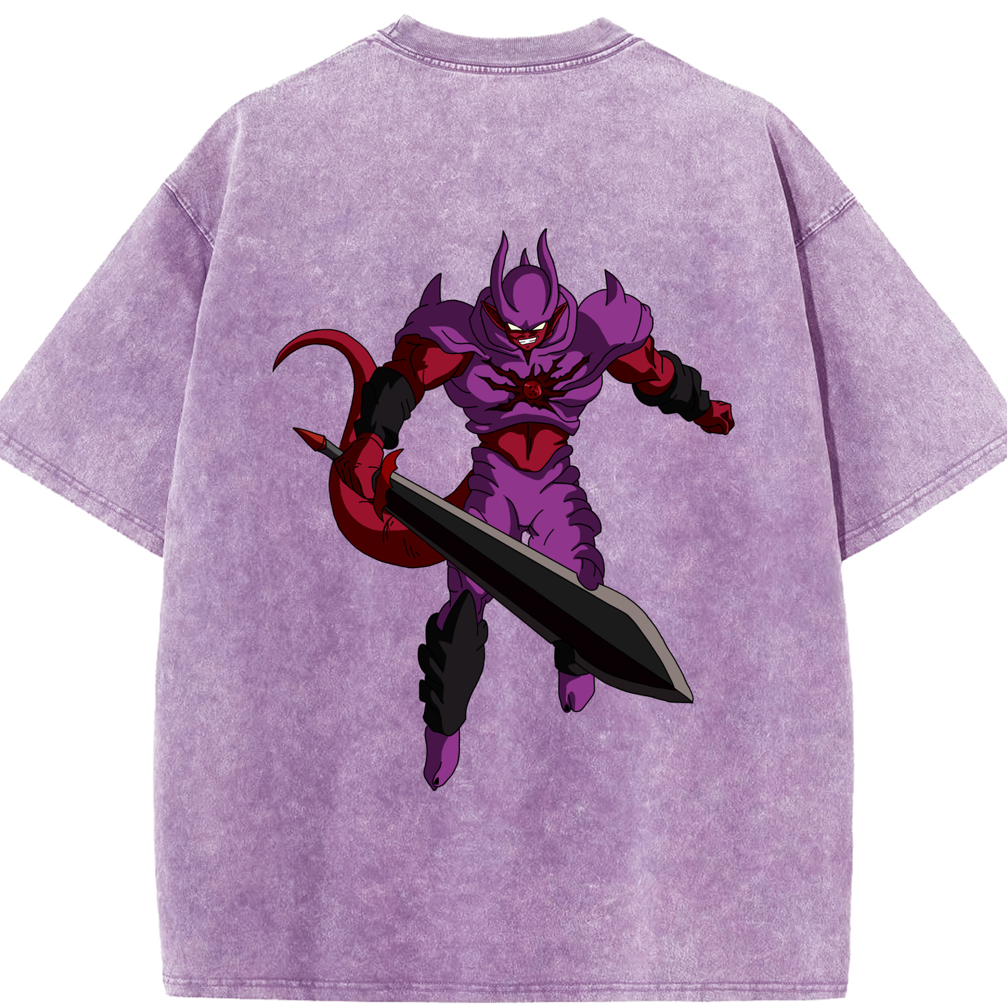 （画像用） ドラゴンボール ジャネンバ DRAGON BALL Janemba 綿100% ヴィンテージ風 半袖Tシャツ（背面プリント）