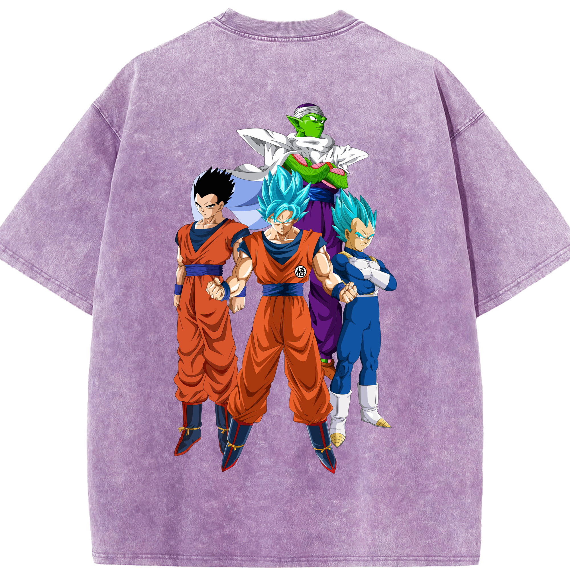 （画像用） ドラゴンボール DRAGON BALL 綿100% ヴィンテージ風 半袖Tシャツ（背面プリント）