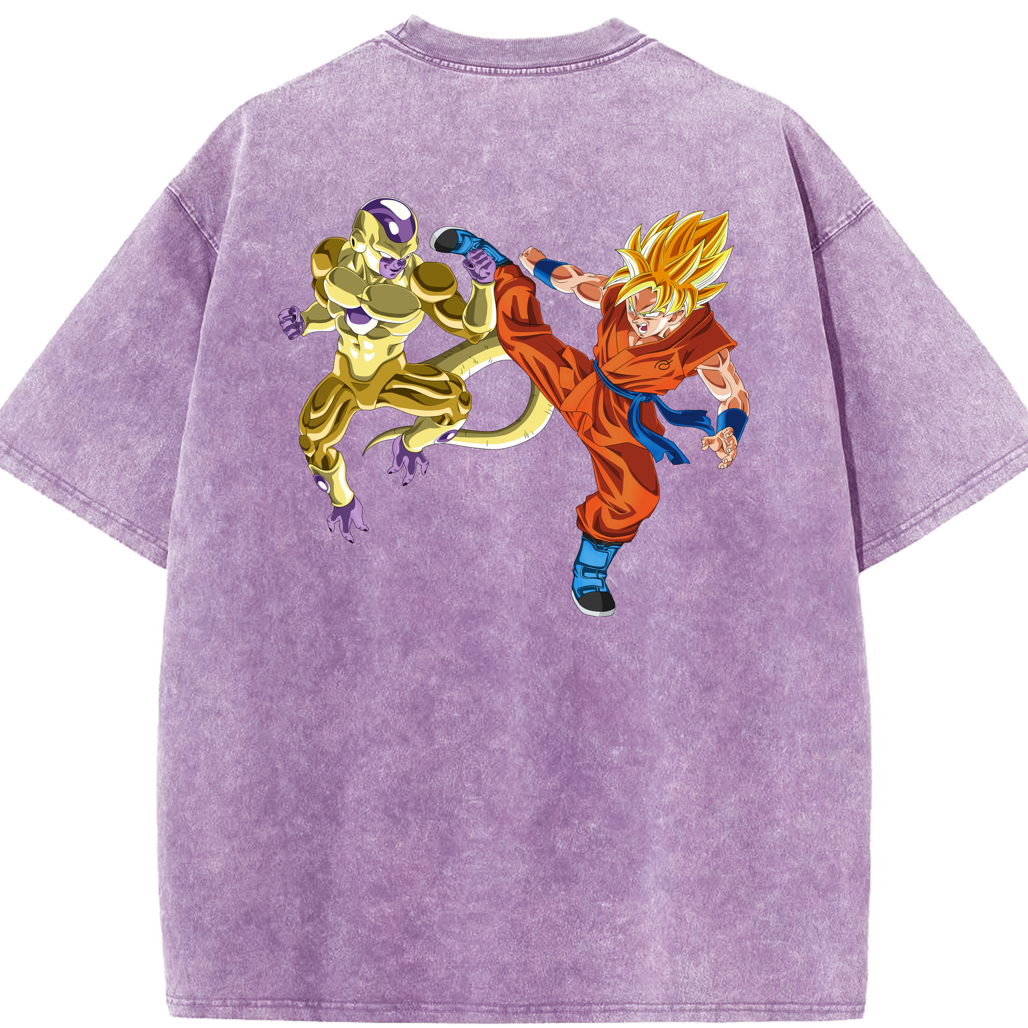 （画像用） ドラゴンボール DRAGON BALL 綿100% ヴィンテージ風 半袖Tシャツ（背面プリント）