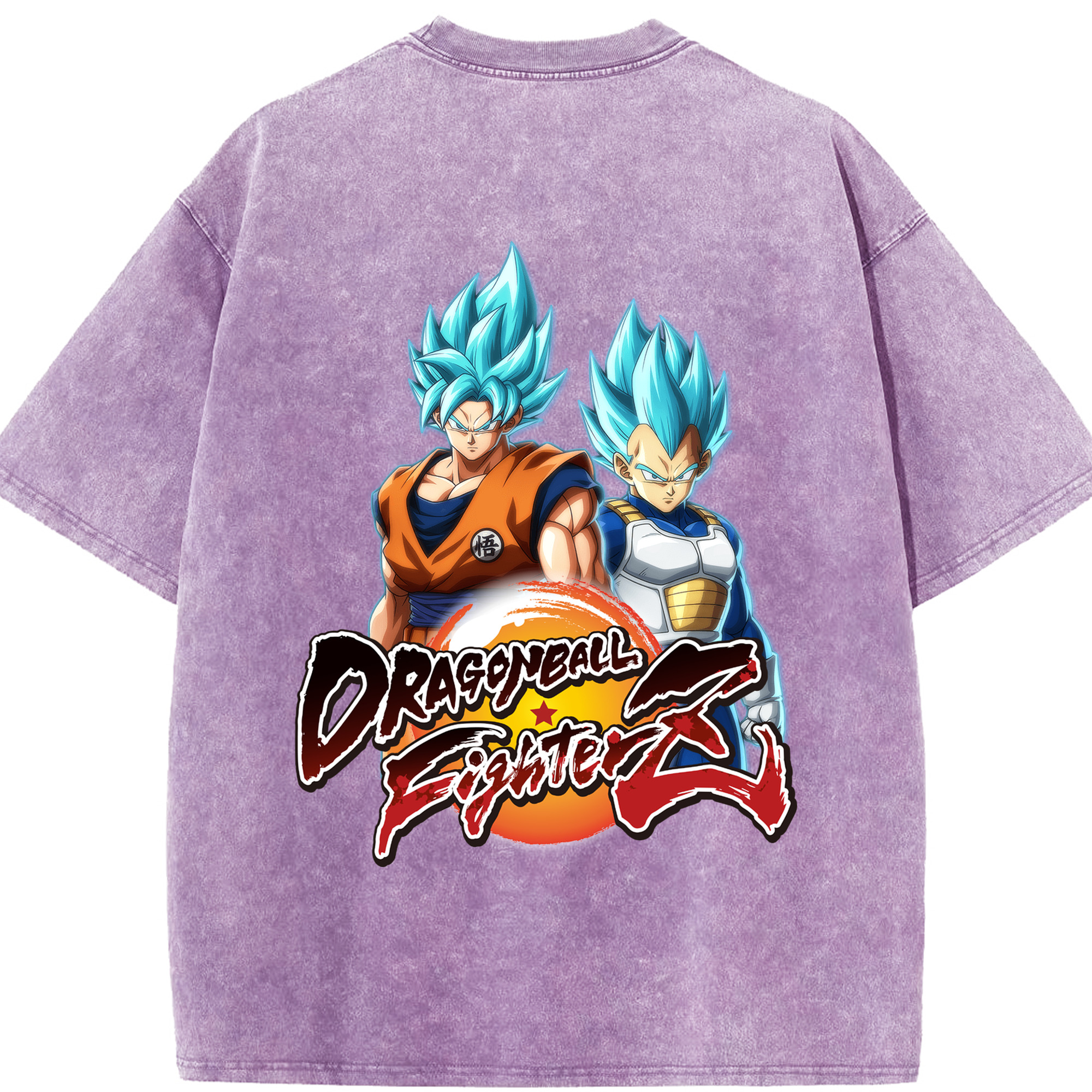 （画像用） ドラゴンボール DRAGON BALL 綿100% ヴィンテージ風 半袖Tシャツ（背面プリント）