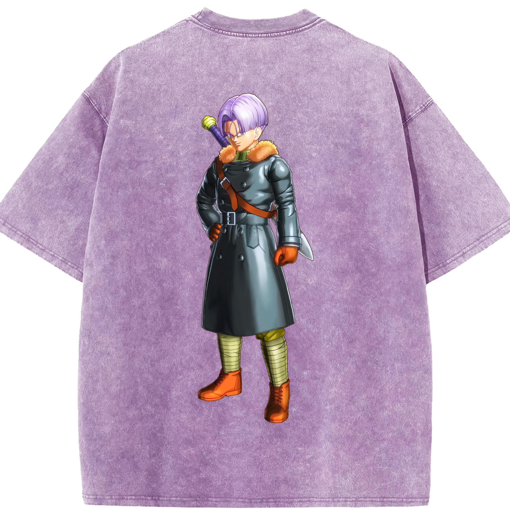 （画像用） ドラゴンボール DRAGON BALL 綿100% ヴィンテージ風 半袖Tシャツ（背面プリント）