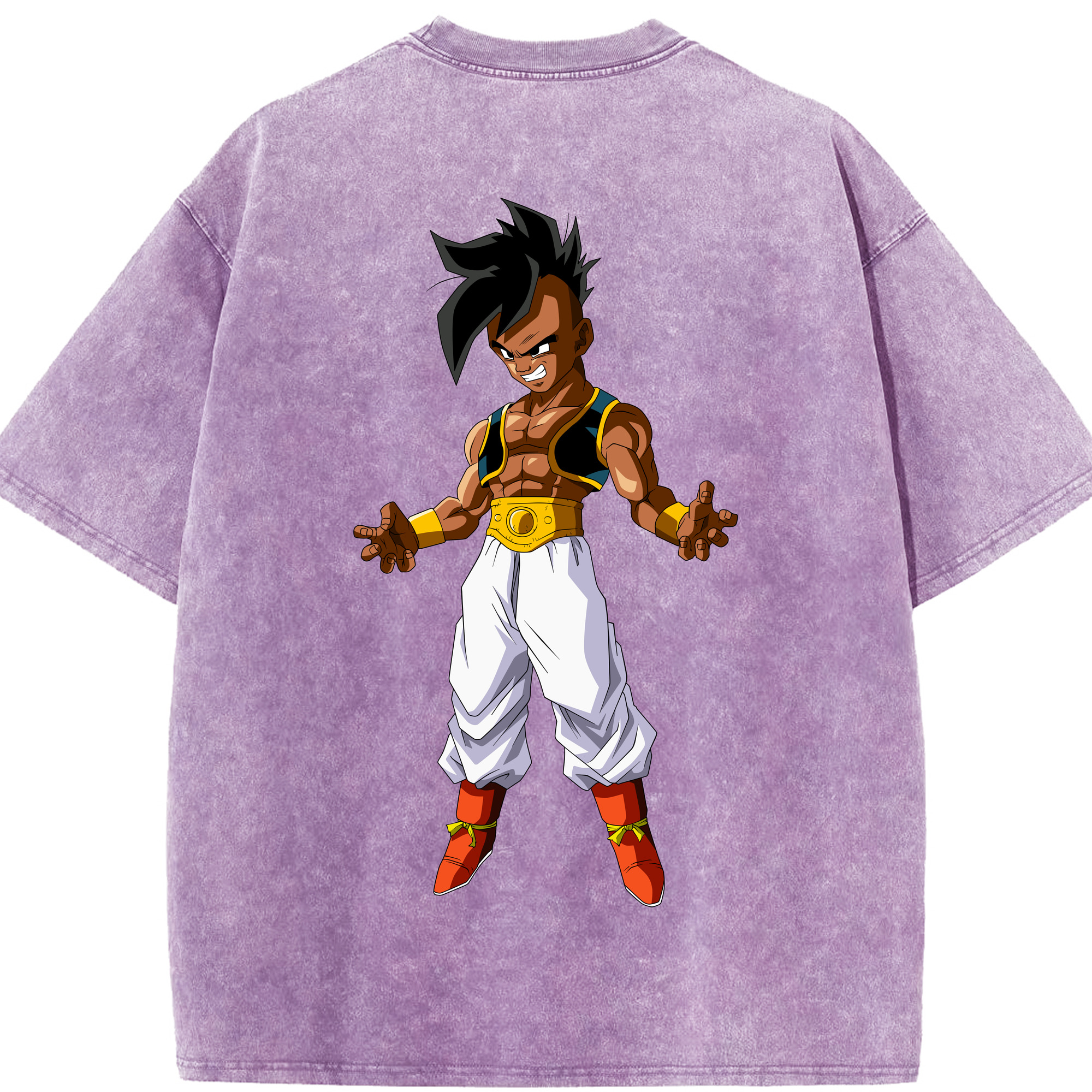 （画像用） ドラゴンボール DRAGON BALL 綿100% ヴィンテージ風 半袖Tシャツ（背面プリント）