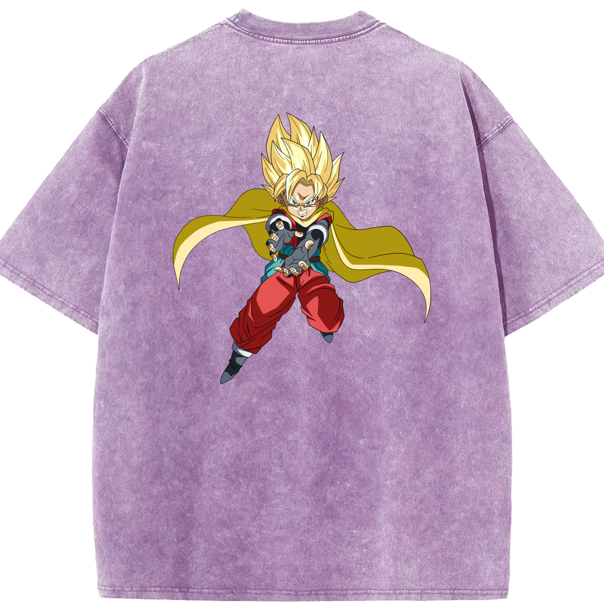 （画像用） ドラゴンボール DRAGON BALL 綿100% ヴィンテージ風 半袖Tシャツ（背面プリント）