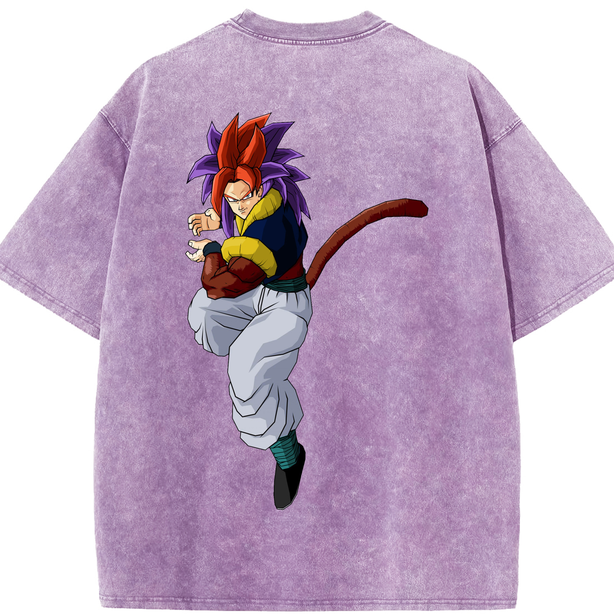 （画像用） ドラゴンボール DRAGON BALL 綿100% ヴィンテージ風 半袖Tシャツ（背面プリント）