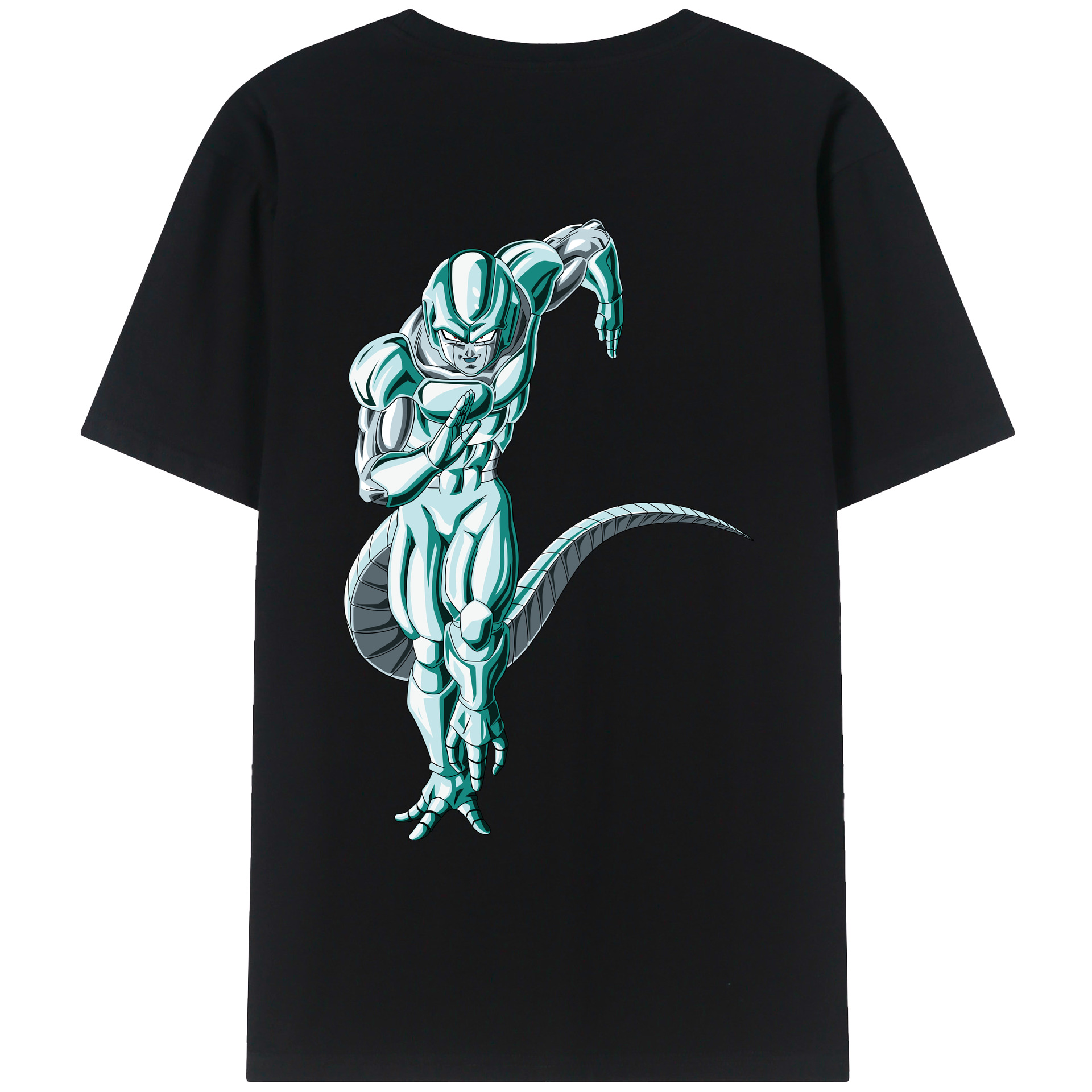 （画像用） ドラゴンボール フリーザ DRAGON BALL Frieza 綿100％ メンズ半袖Tシャツ（バックプリント） 通気性