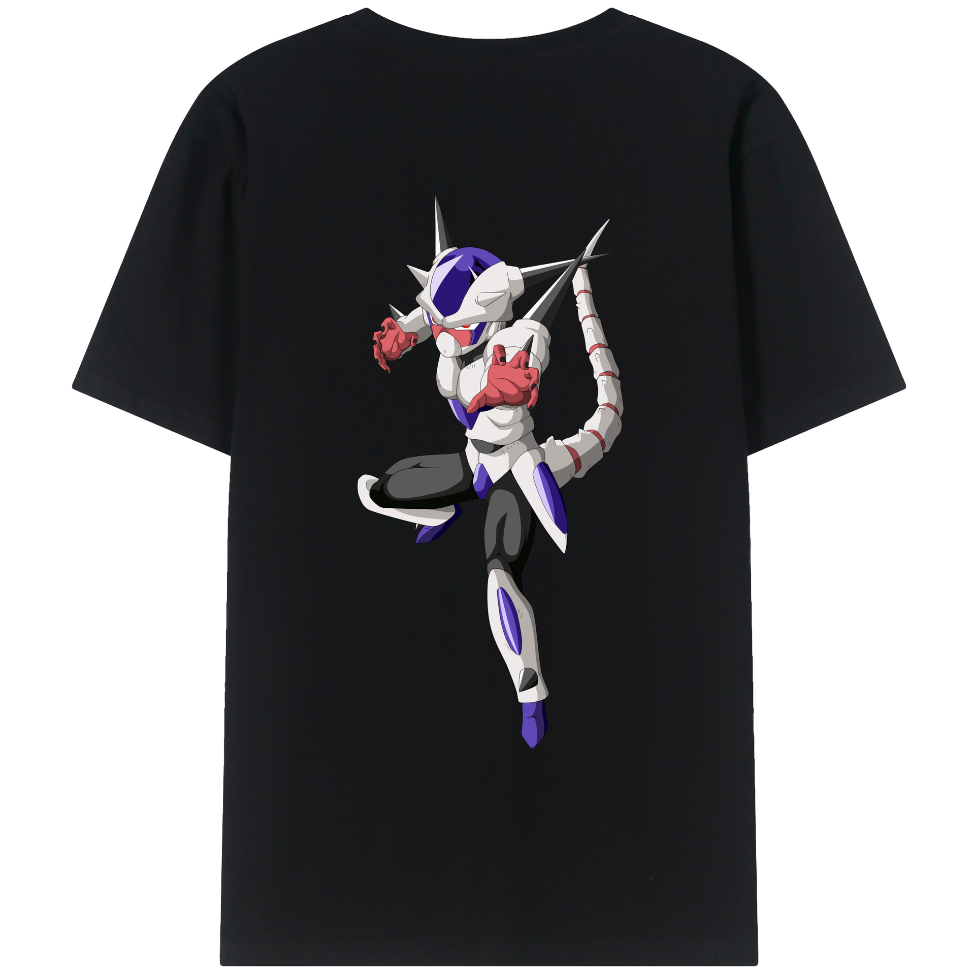 （画像用） ドラゴンボール クリーサ DRAGON BALL Kulisa 綿100％ メンズ半袖Tシャツ（バックプリント） 通気性