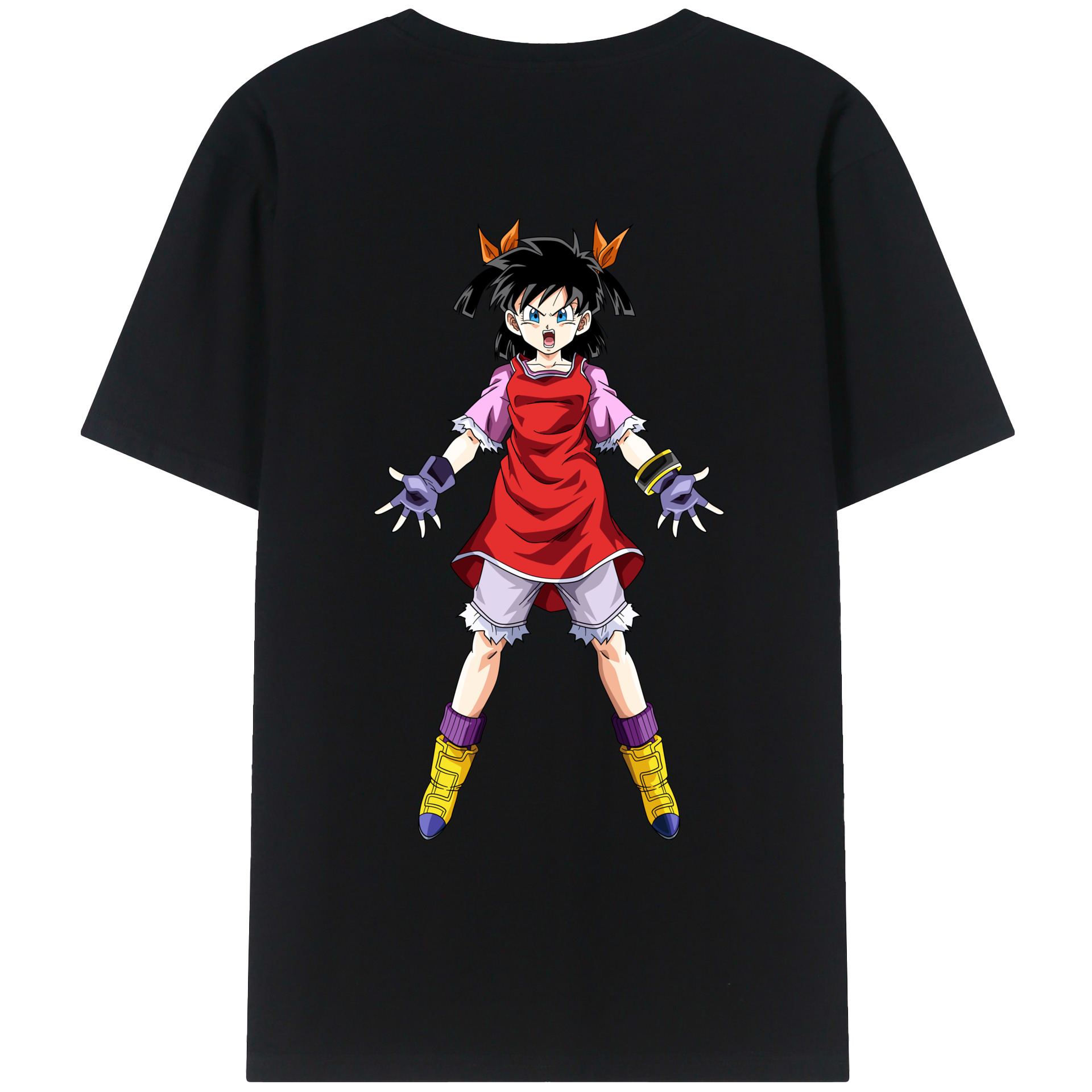 （画像用） ドラゴンボール パン DRAGON BALL Pan 綿100％ メンズ半袖Tシャツ（バックプリント） 通気性