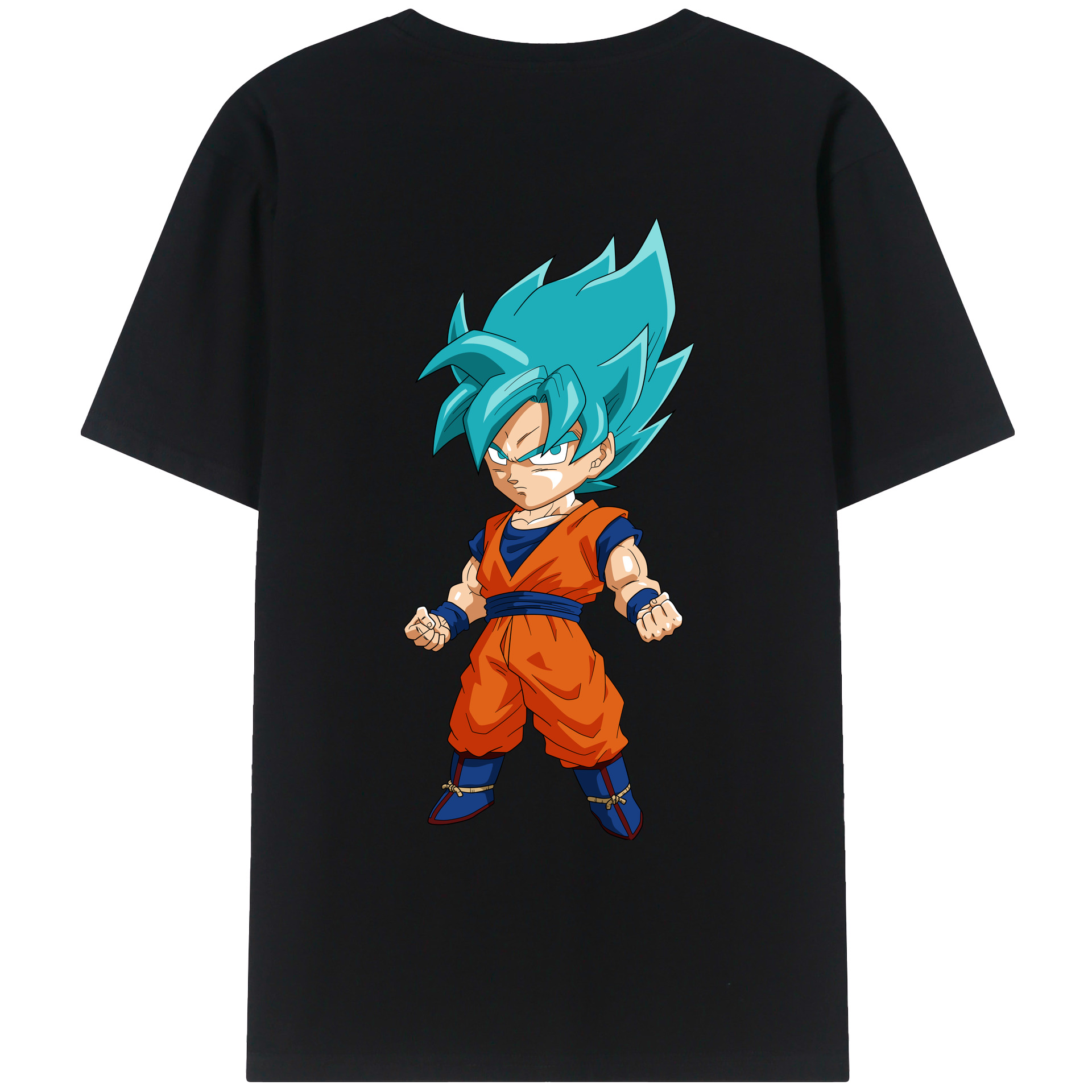 （画像用） ドラゴンボール 孫 悟飯（そんごはん）DRAGON BALL Son Gohan 綿100％ メンズ半袖Tシャツ（バックプリント） 通気性