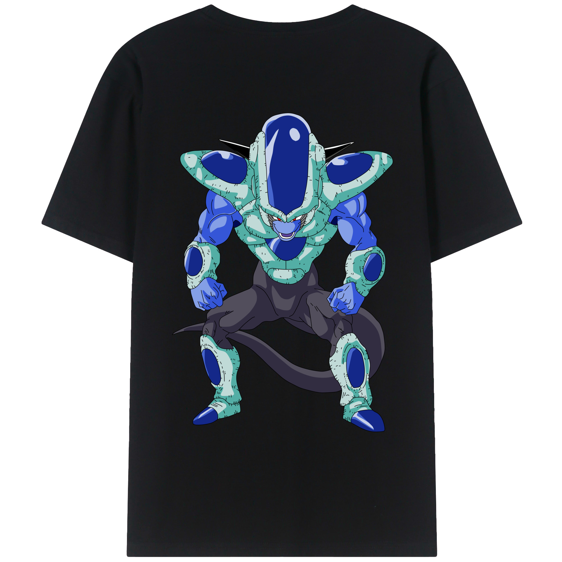 （画像用） ドラゴンボール フリーザ DRAGON BALL Frieza 綿100％ メンズ半袖Tシャツ（バックプリント） 通気性