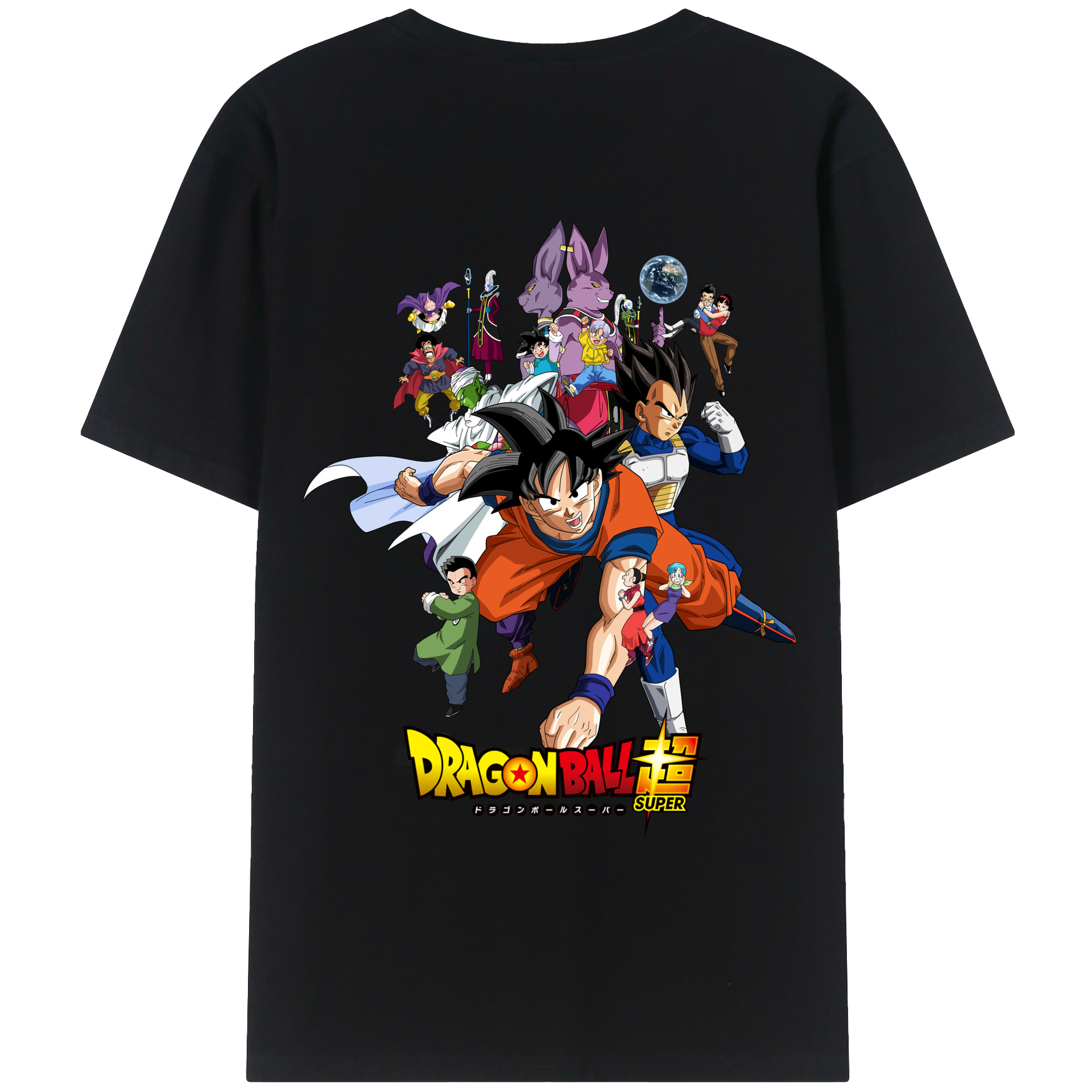 （画像用） ドラゴンボール DRAGON BALL 綿100％ メンズ半袖Tシャツ（バックプリント） 通気性