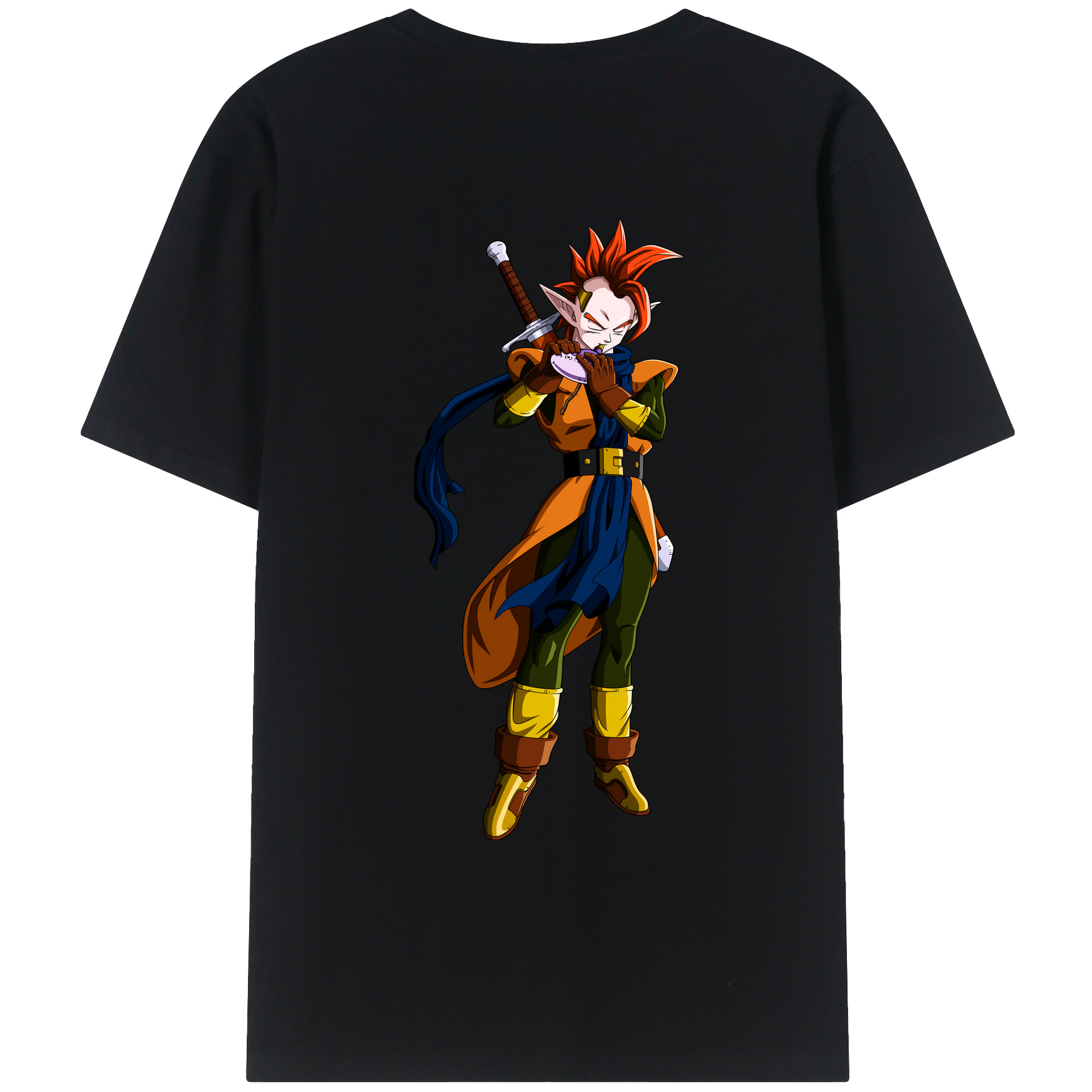 （画像用） ドラゴンボール DRAGON BALL 綿100％ メンズ半袖Tシャツ（バックプリント） 通気性