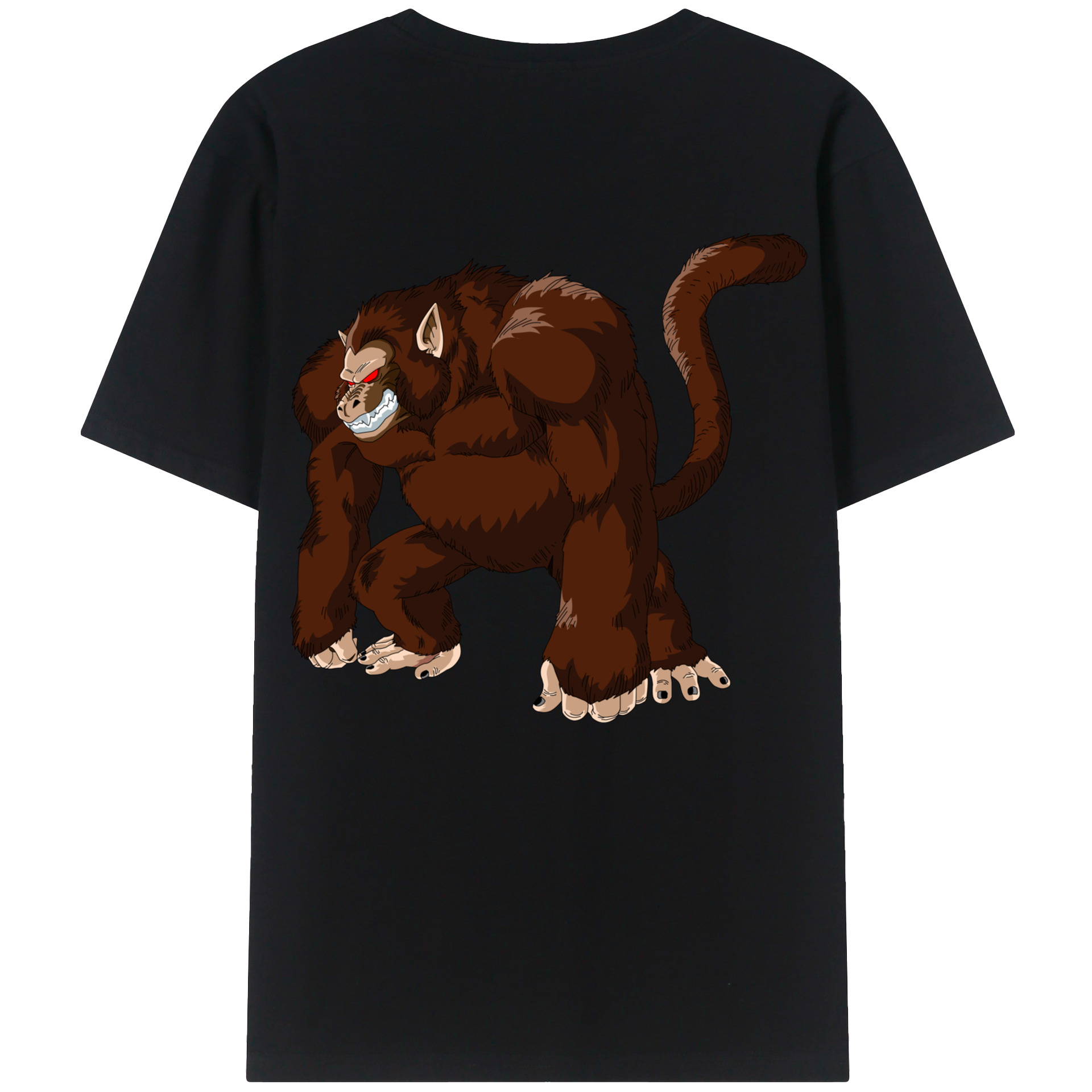 （画像用） ドラゴンボール DRAGON BALL 綿100％ メンズ半袖Tシャツ（バックプリント） 通気性