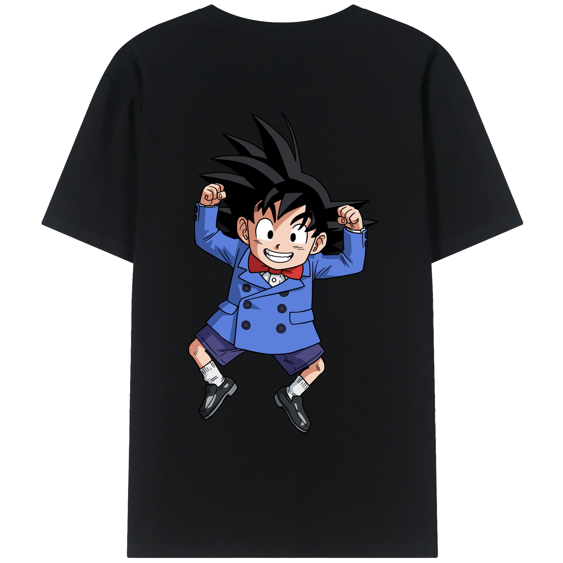 （画像用） ドラゴンボール 孫悟空（そん ごくう）Son Goku カカロット DRAGON BALL Kakarotto 綿100％ メンズ半袖Tシャツ（バックプリント） 通気性