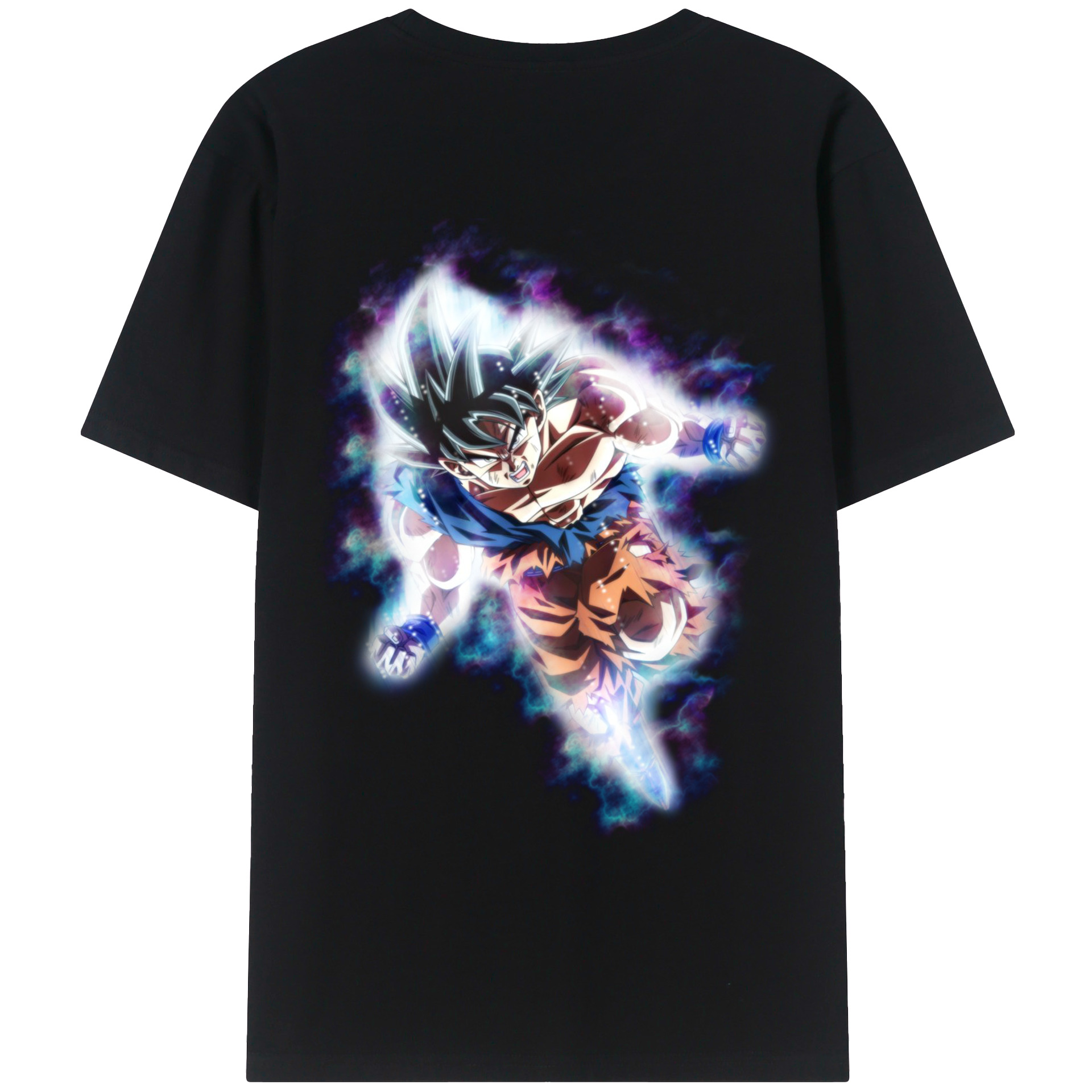 （画像用） ドラゴンボール 孫悟空（そん ごくう）Son Goku カカロット DRAGON BALL Kakarotto 綿100％ メンズ半袖Tシャツ（バックプリント） 通気性