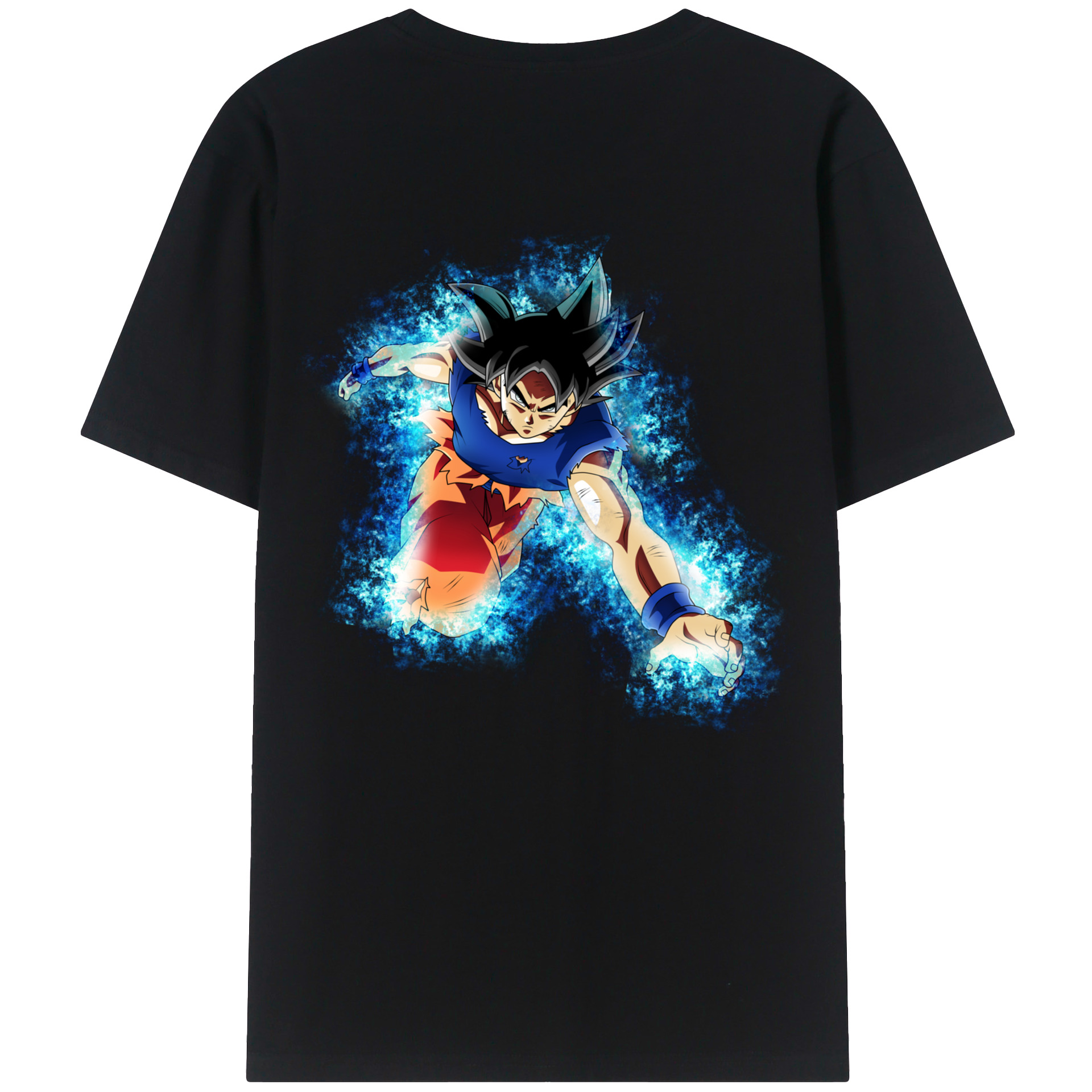（画像用） ドラゴンボール 孫悟空（そん ごくう）Son Goku カカロット DRAGON BALL Kakarotto 綿100％ メンズ半袖Tシャツ（バックプリント） 通気性