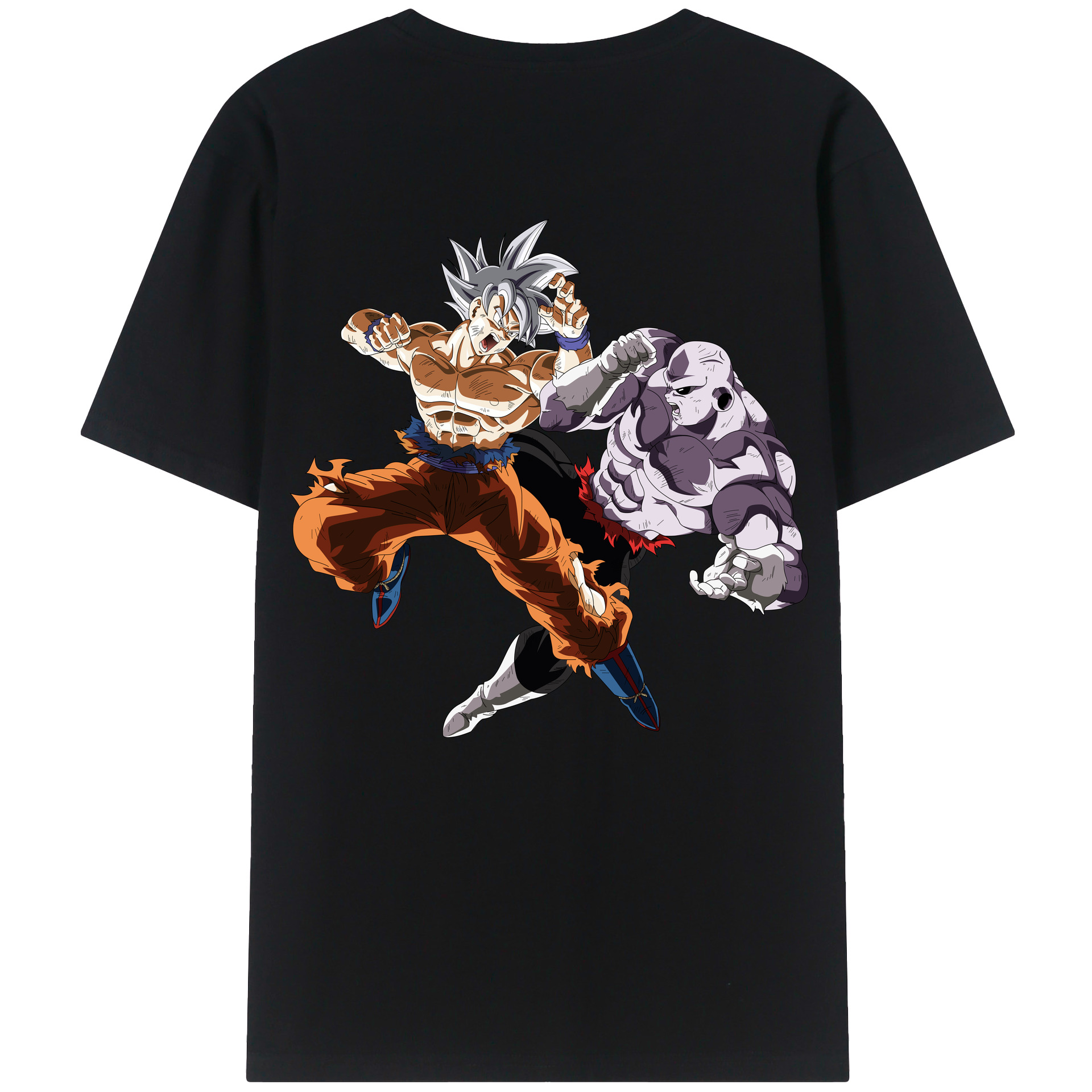 （画像用） ドラゴンボール 孫悟空（そん ごくう）Son Goku カカロット DRAGON BALL Kakarotto 綿100％ メンズ半袖Tシャツ（バックプリント） 通気性