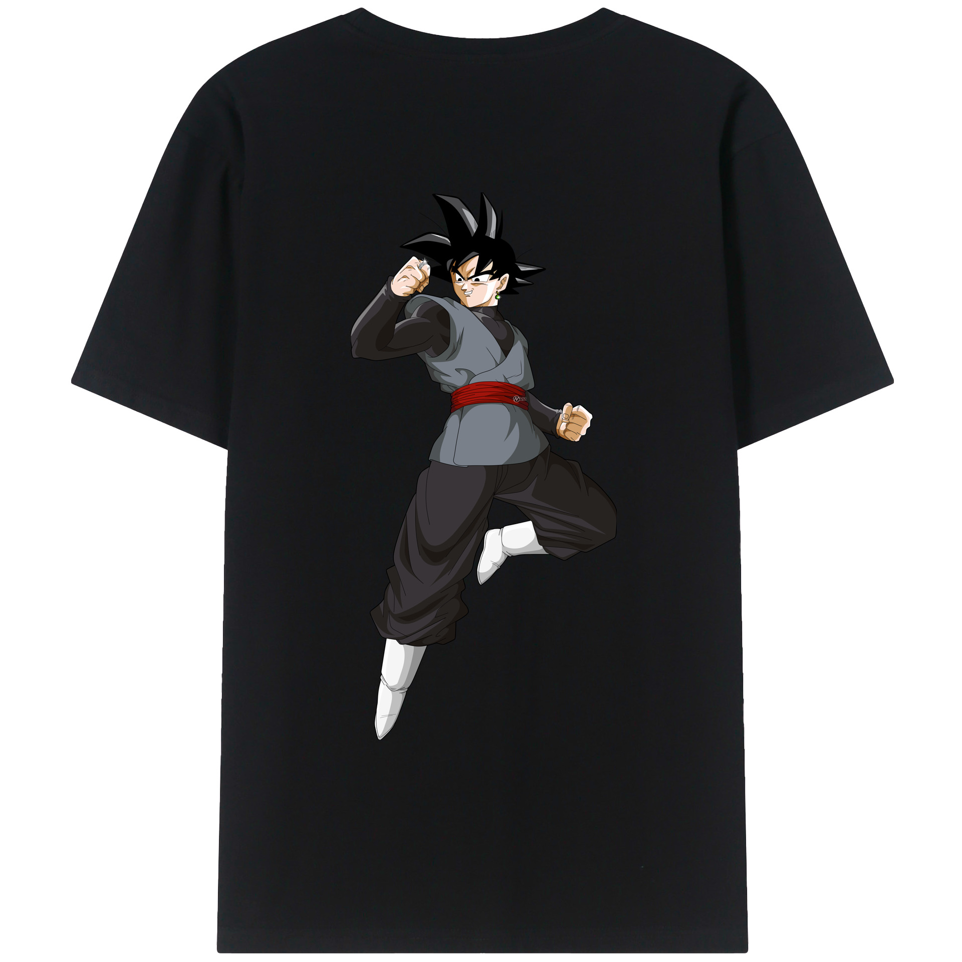 （画像用） ドラゴンボール ベジータ四世（Bejīta Yonsei）DRAGON BALL Vegeta IV 綿100％ メンズ半袖Tシャツ（バックプリント） 通気性