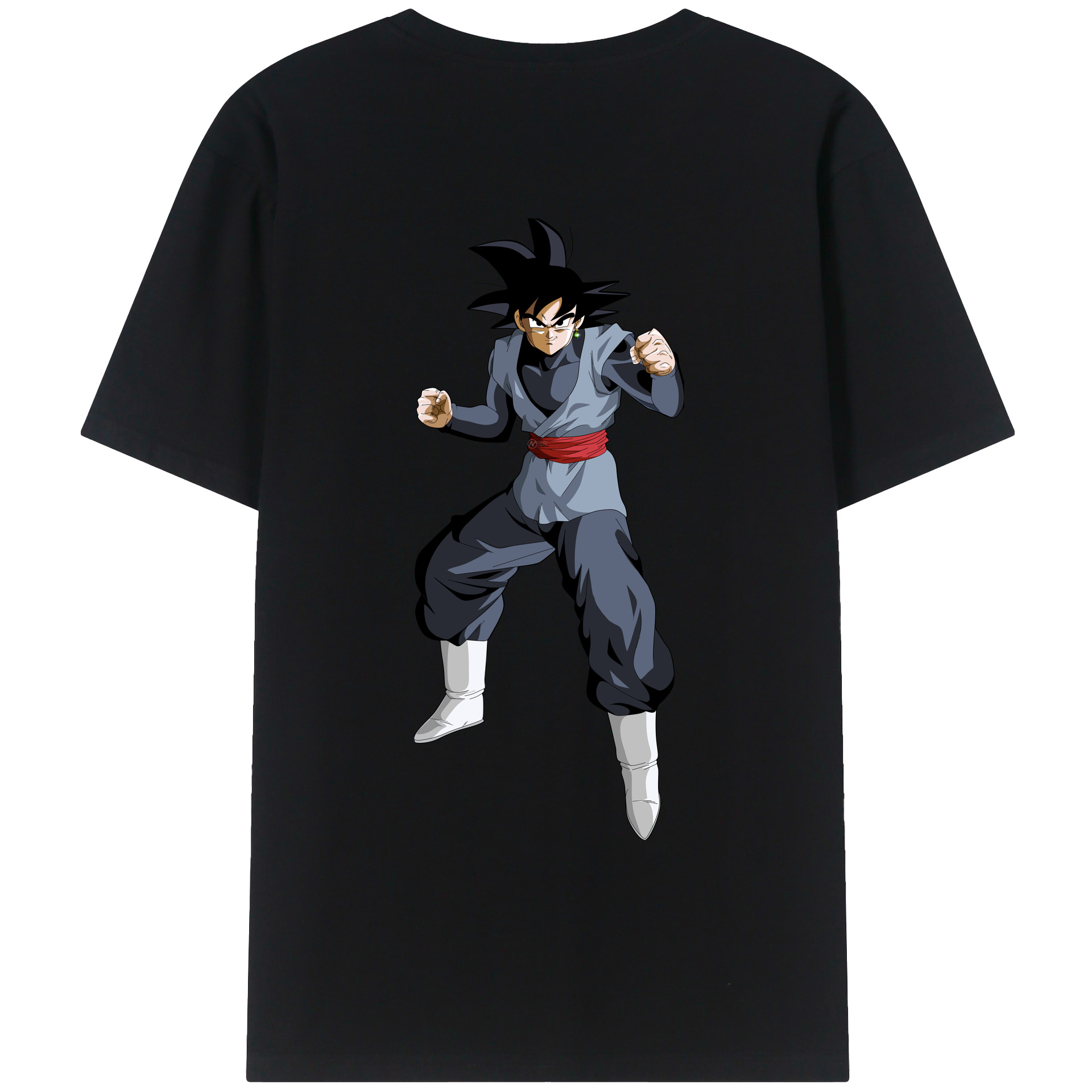 （画像用） ドラゴンボール ベジータ四世（Bejīta Yonsei）DRAGON BALL Vegeta IV 綿100％ メンズ半袖Tシャツ（バックプリント） 通気性