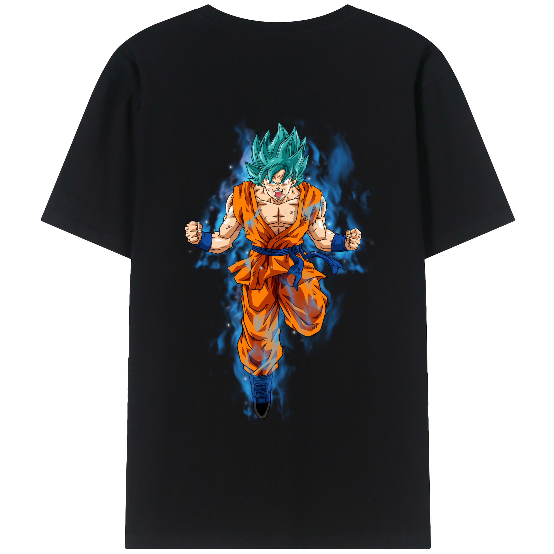 （画像用） ドラゴンボール 孫 悟飯（そんごはん）DRAGON BALL Son Gohan 綿100％ メンズ半袖Tシャツ（バックプリント） 通気性