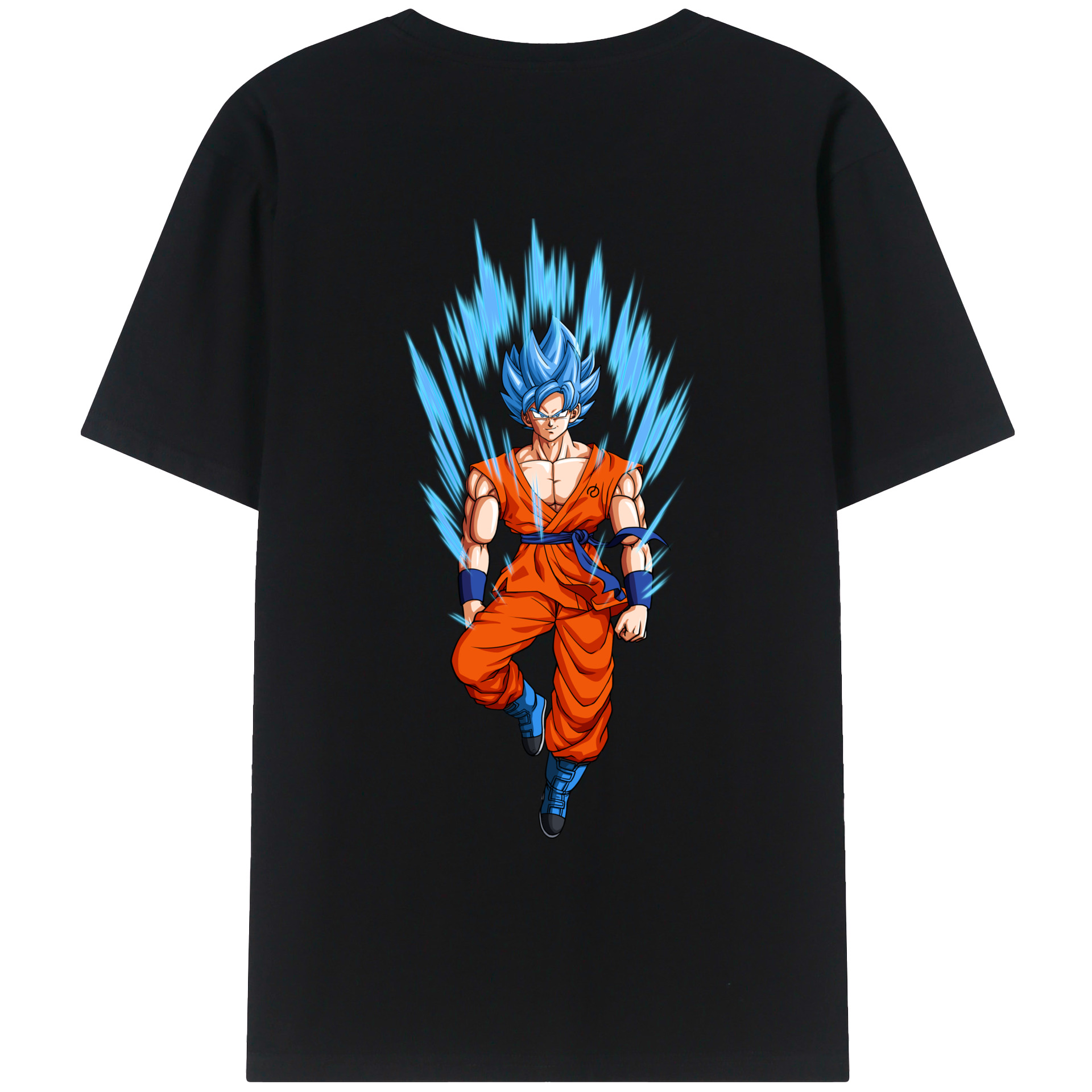 （画像用） ドラゴンボール 孫 悟飯（そんごはん）DRAGON BALL Son Gohan 綿100％ メンズ半袖Tシャツ（バックプリント） 通気性