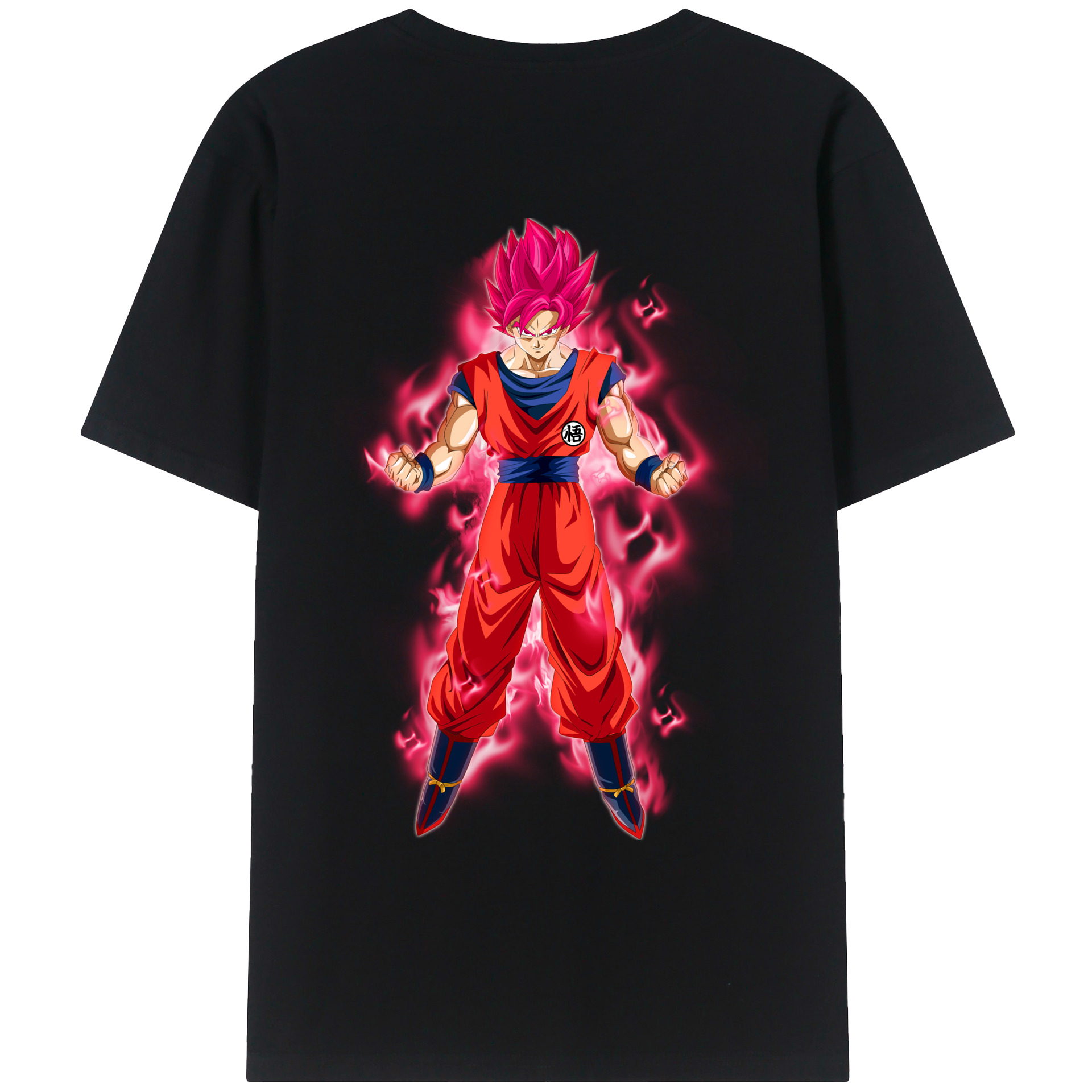 （画像用） ドラゴンボール 孫 悟飯（そんごはん）DRAGON BALL Son Gohan 綿100％ メンズ半袖Tシャツ（バックプリント） 通気性