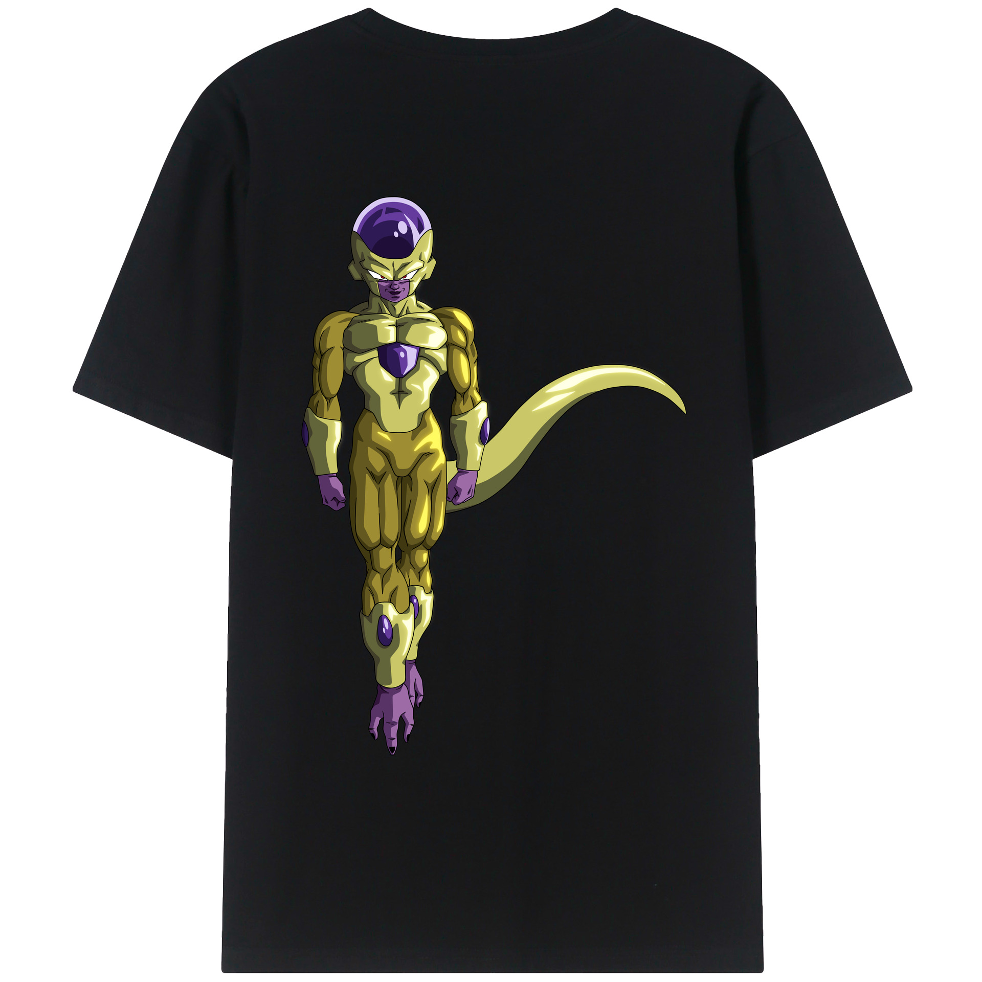 （画像用） ドラゴンボール フリーザ DRAGON BALL Frieza 綿100％ メンズ半袖Tシャツ（バックプリント） 通気性