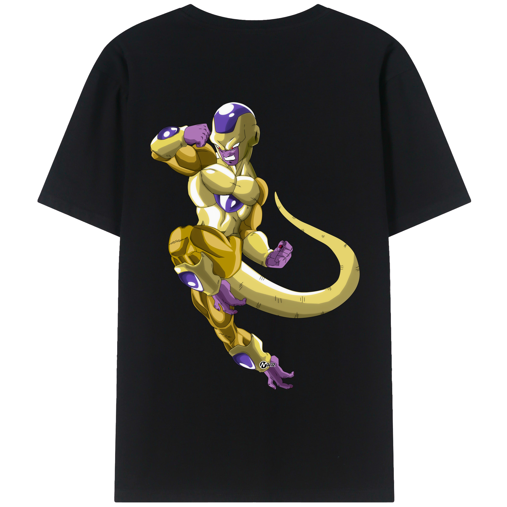 （画像用） ドラゴンボール フリーザ DRAGON BALL Frieza 綿100％ メンズ半袖Tシャツ（バックプリント） 通気性