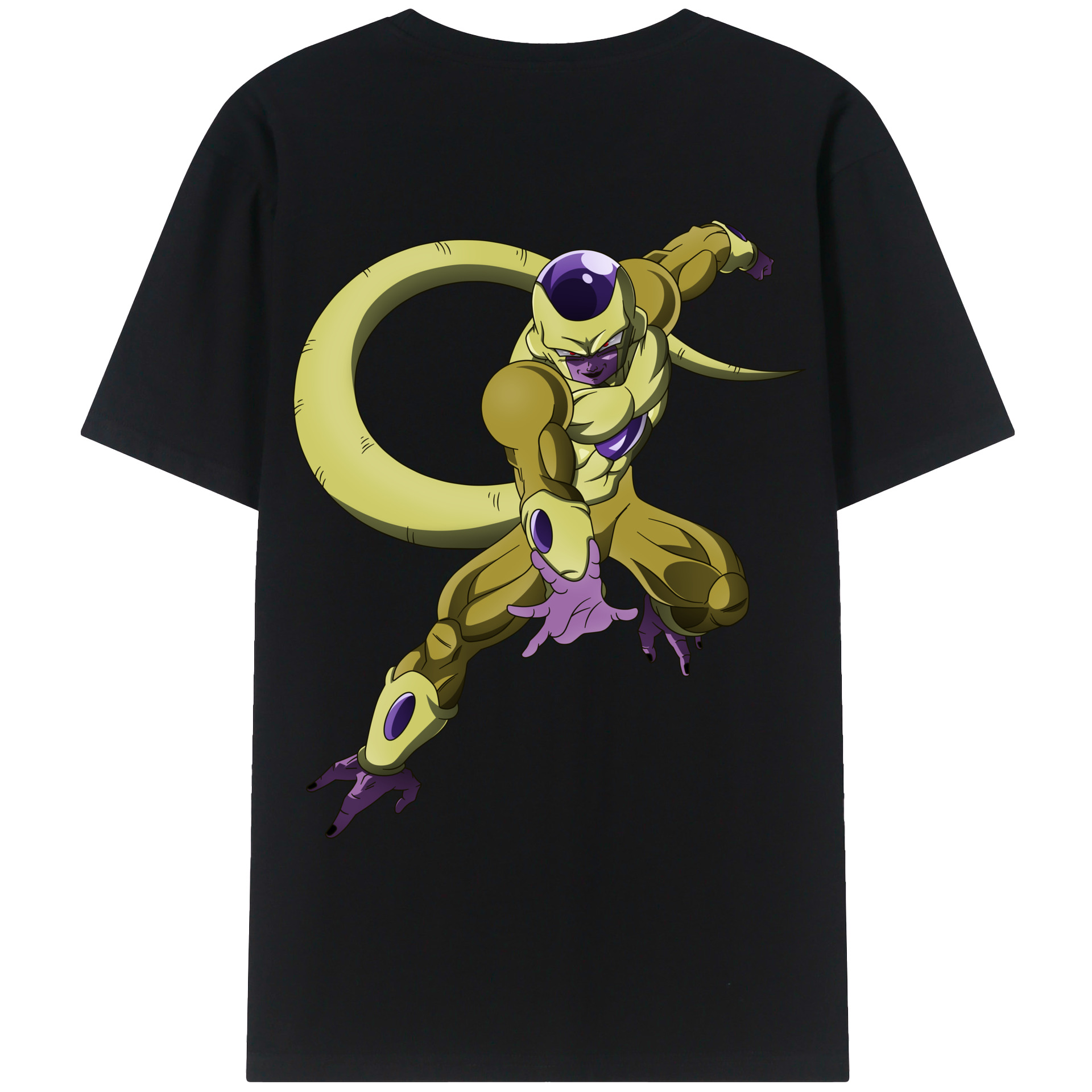 （画像用） ドラゴンボール フリーザ DRAGON BALL Frieza 綿100％ メンズ半袖Tシャツ（バックプリント） 通気性