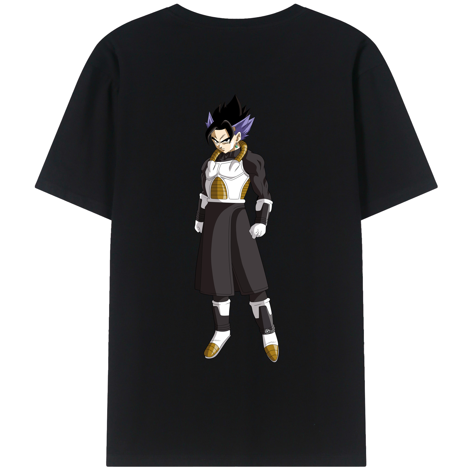 （画像用） ドラゴンボール ベジット DRAGON BALL Vegetto 綿100％ メンズ半袖Tシャツ（バックプリント） 通気性