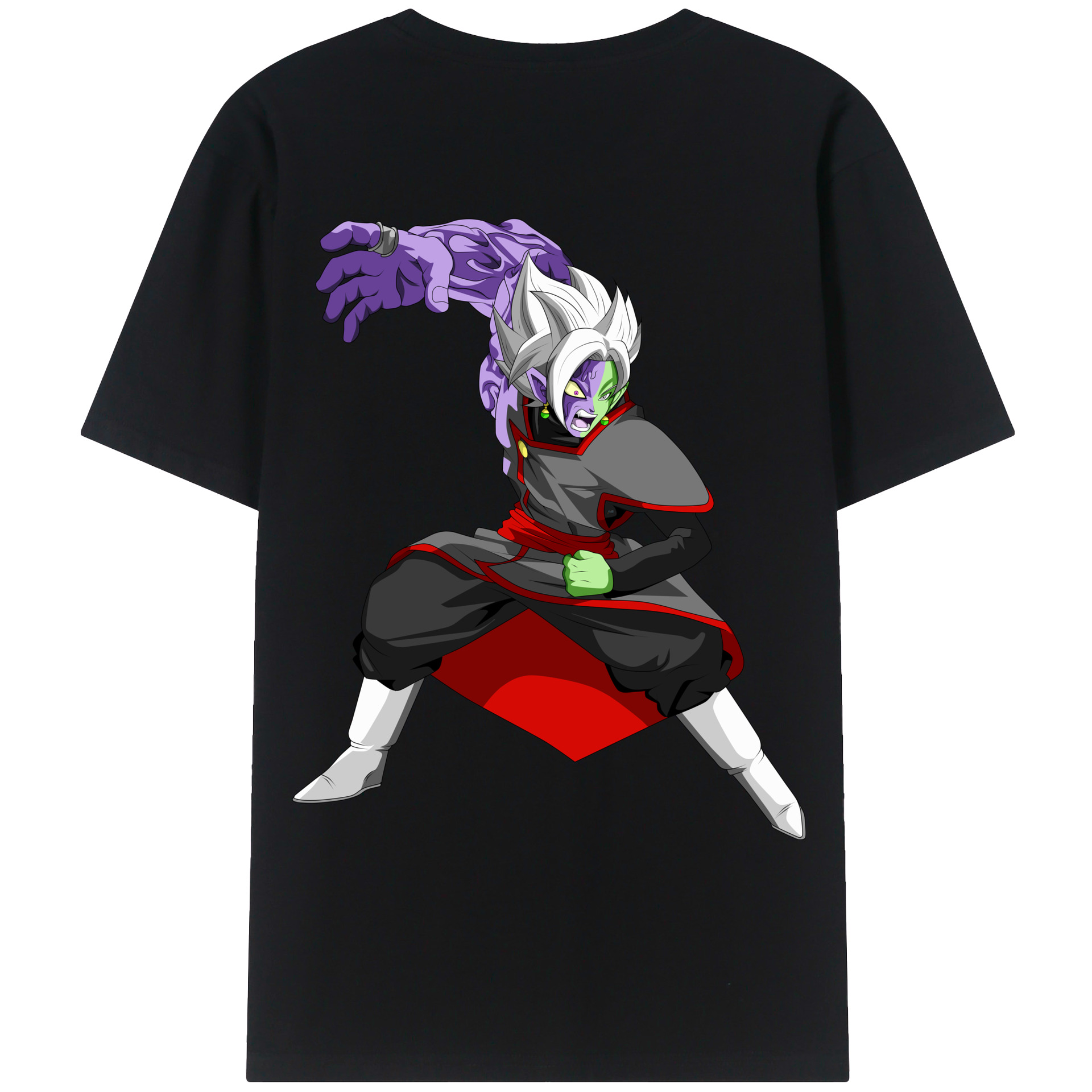 （画像用） ドラゴンボール ベジット DRAGON BALL Vegetto 綿100％ メンズ半袖Tシャツ（バックプリント） 通気性