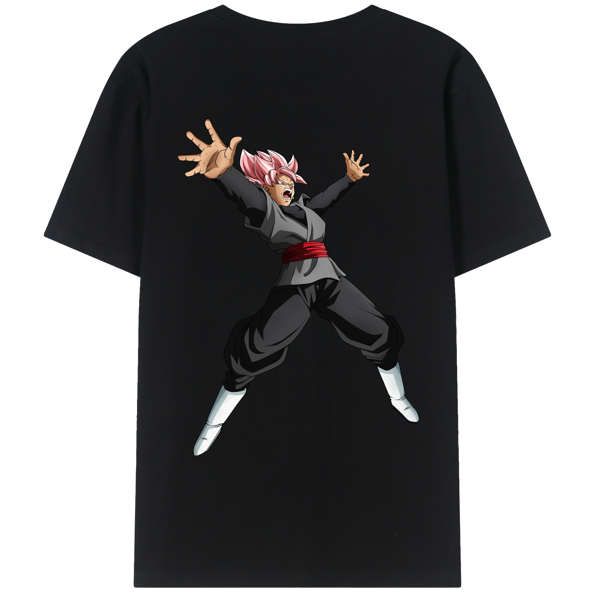 （画像用） ドラゴンボール ベジット DRAGON BALL Vegetto 綿100％ メンズ半袖Tシャツ（バックプリント） 通気性